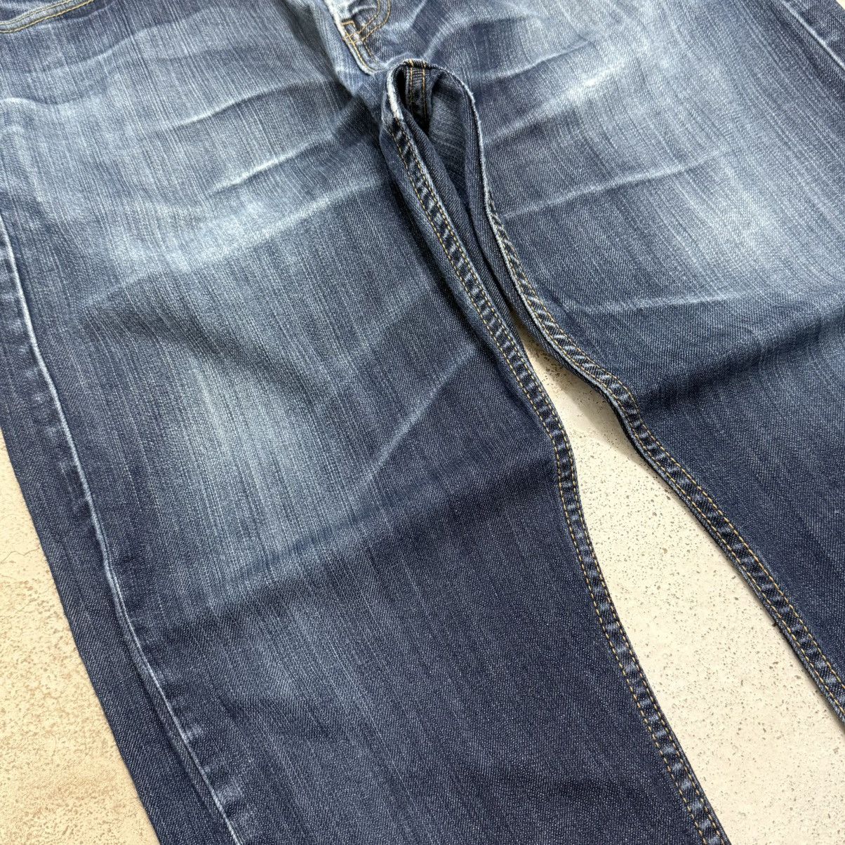 Levi's Levis 505 Modern Whisker Distressed Denim Pants Size US 34 / EU 50 - 6 Thumbnail