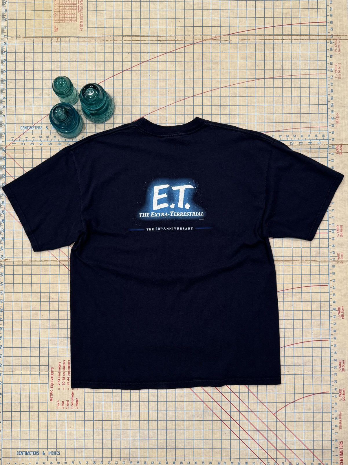 Vintage Vintage E.T. The 20th Anniversary Graphic Tee M&O Knits XL Size US XL / EU 56 / 4 - 6 Thumbnail