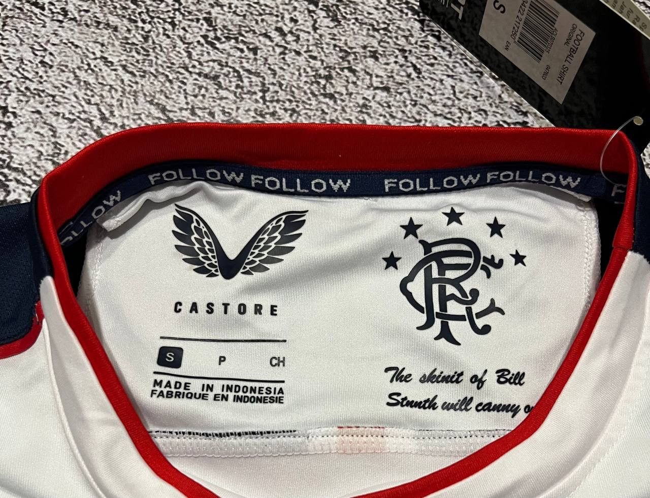 Castore Glasgow Rangers 2020-2021 Away Football Shirt Soccer Jersey Size US S / EU 44-46 / 1 - 11 Thumbnail