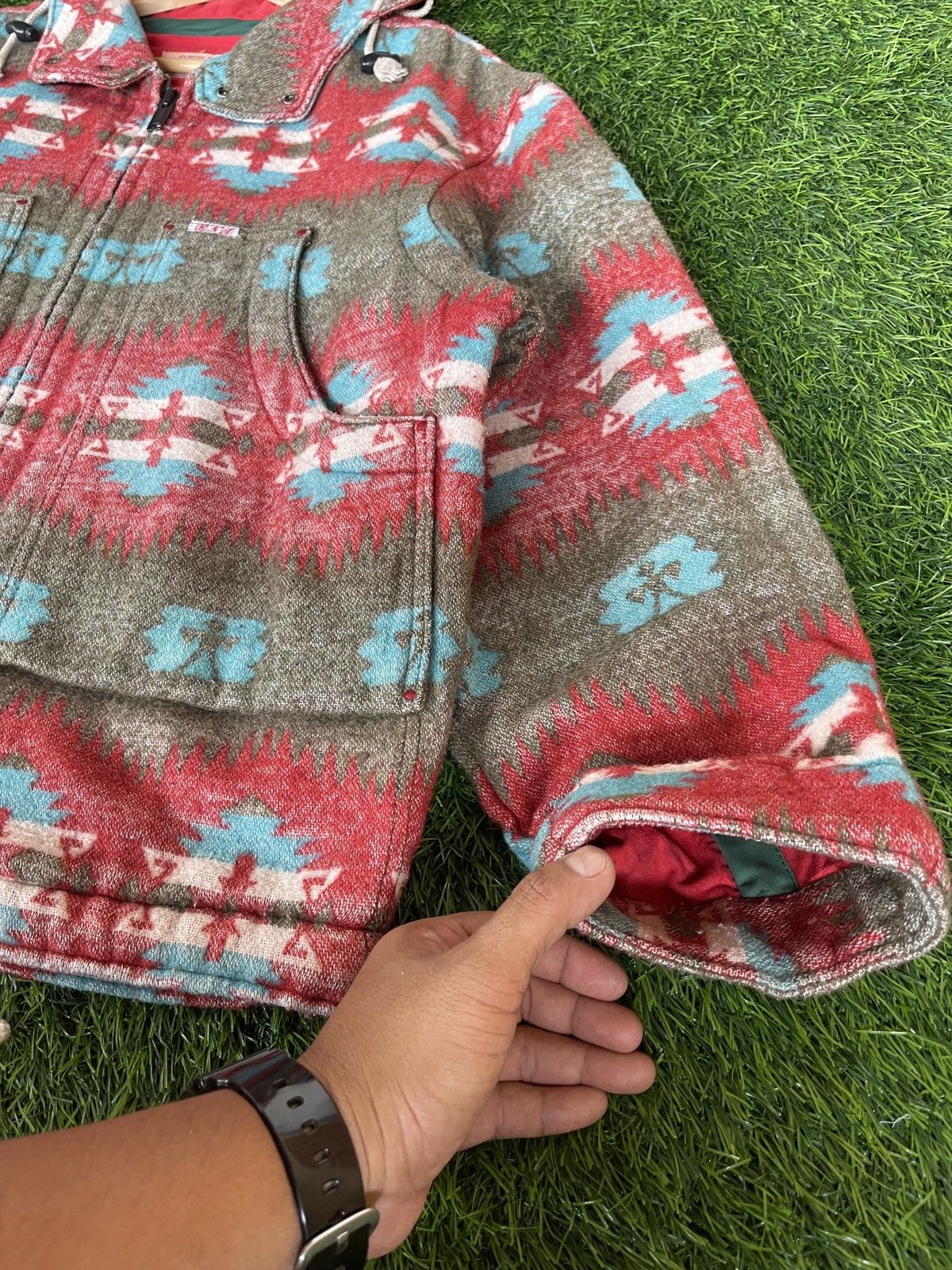 Vintage Very Rare🔥Vtg 60s/70s Rna Inc Native Navajo Heavy Jacket Size US XL / EU 56 / 4 - 16 Thumbnail