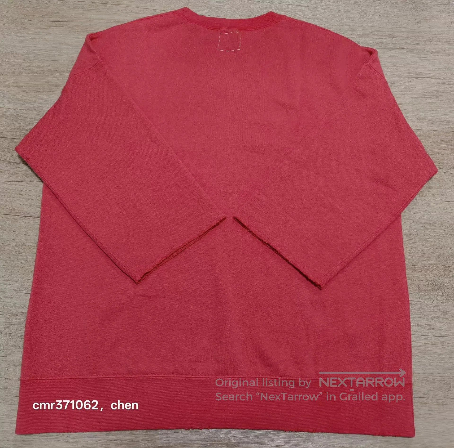Visvim Pink Long Sleeve Crew Neck Shirt. Size US L / EU 52-54 / 3 - 7 Thumbnail