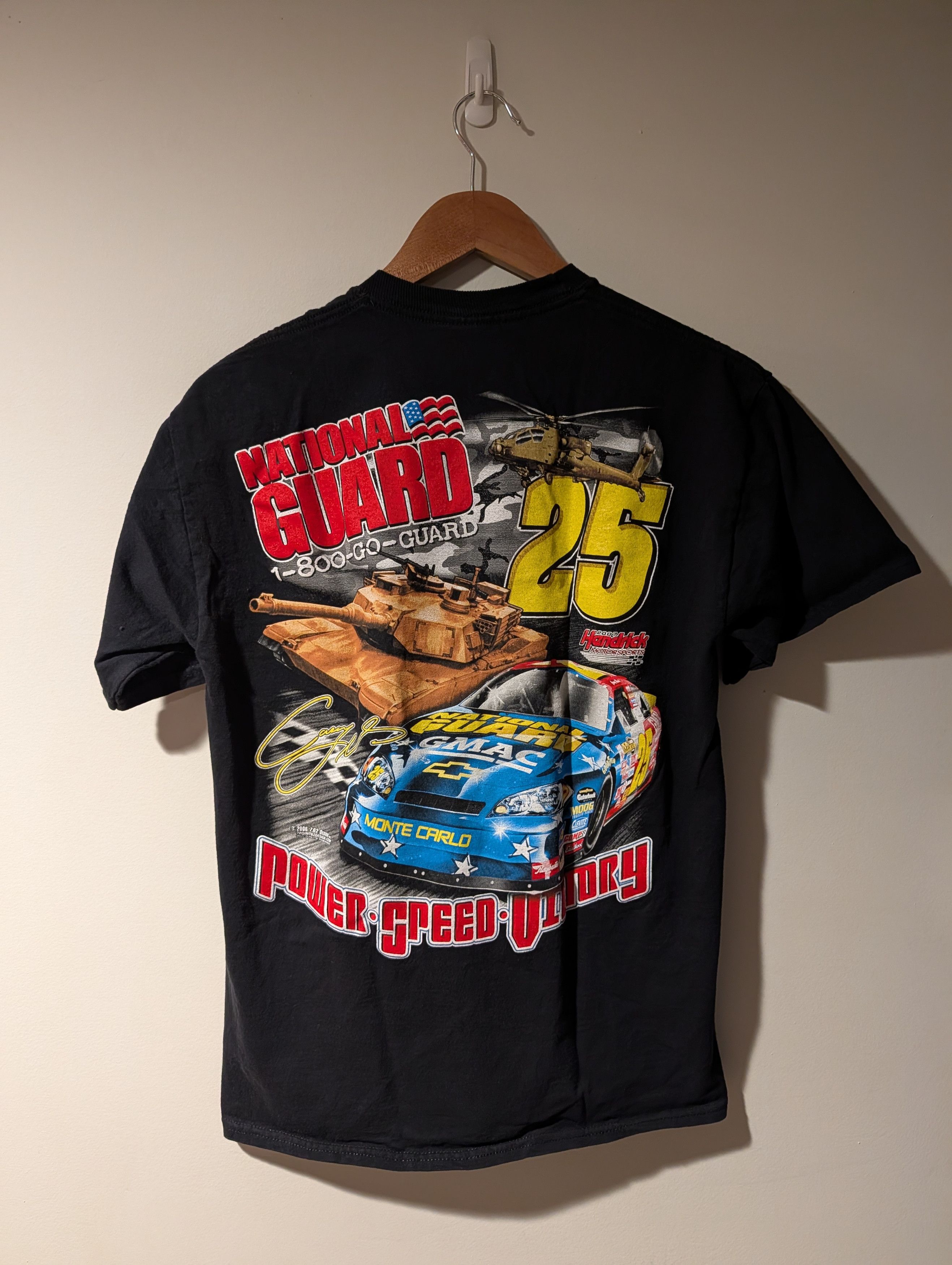 NASCAR Vintage 2007 Nascar National Guard Racing Speedway T-Shirt Size US M / EU 48-50 / 2 - 1 Thumbnail