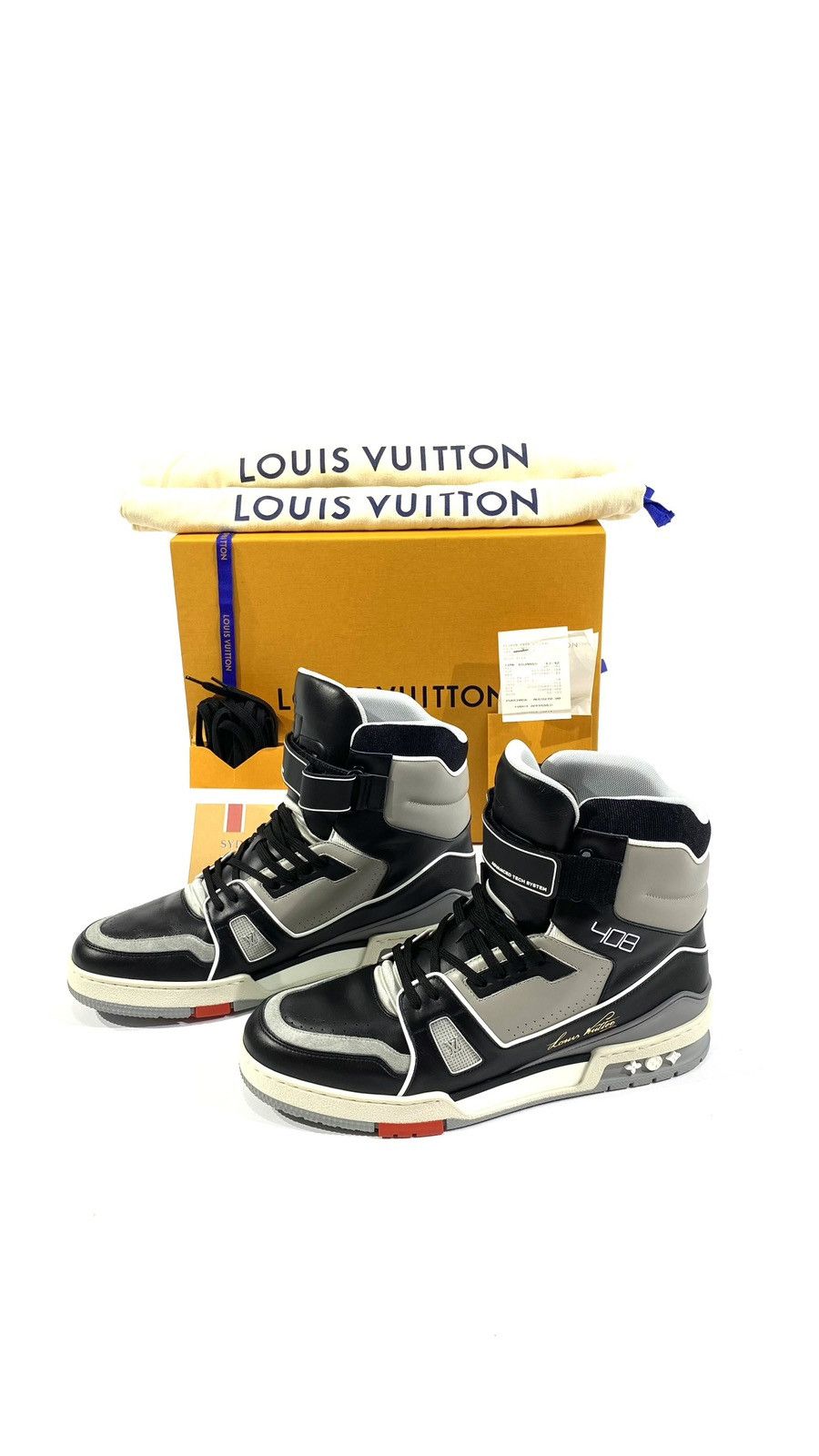Louis Vuitton Louis Vuitton Virgil Abloh 9 High Top Boots Sneakers Size US 9 / EU 42 - 1 Thumbnail