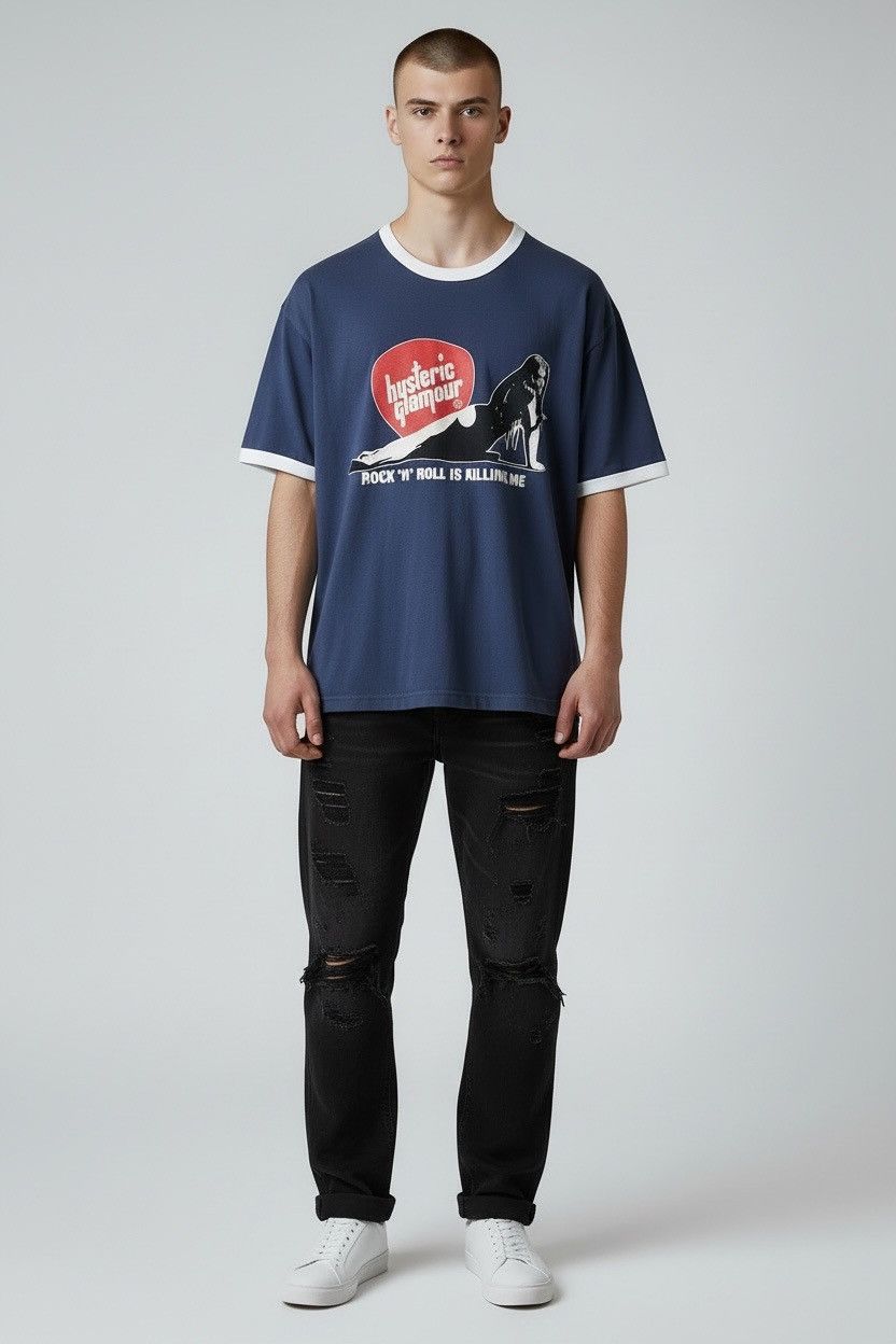 Hysteric Glamour HYSTERIC GLAMOUR “ROCK N ROLL IS KILLING ME” SHIRT Size US S / EU 44-46 / 1 - 6 Thumbnail
