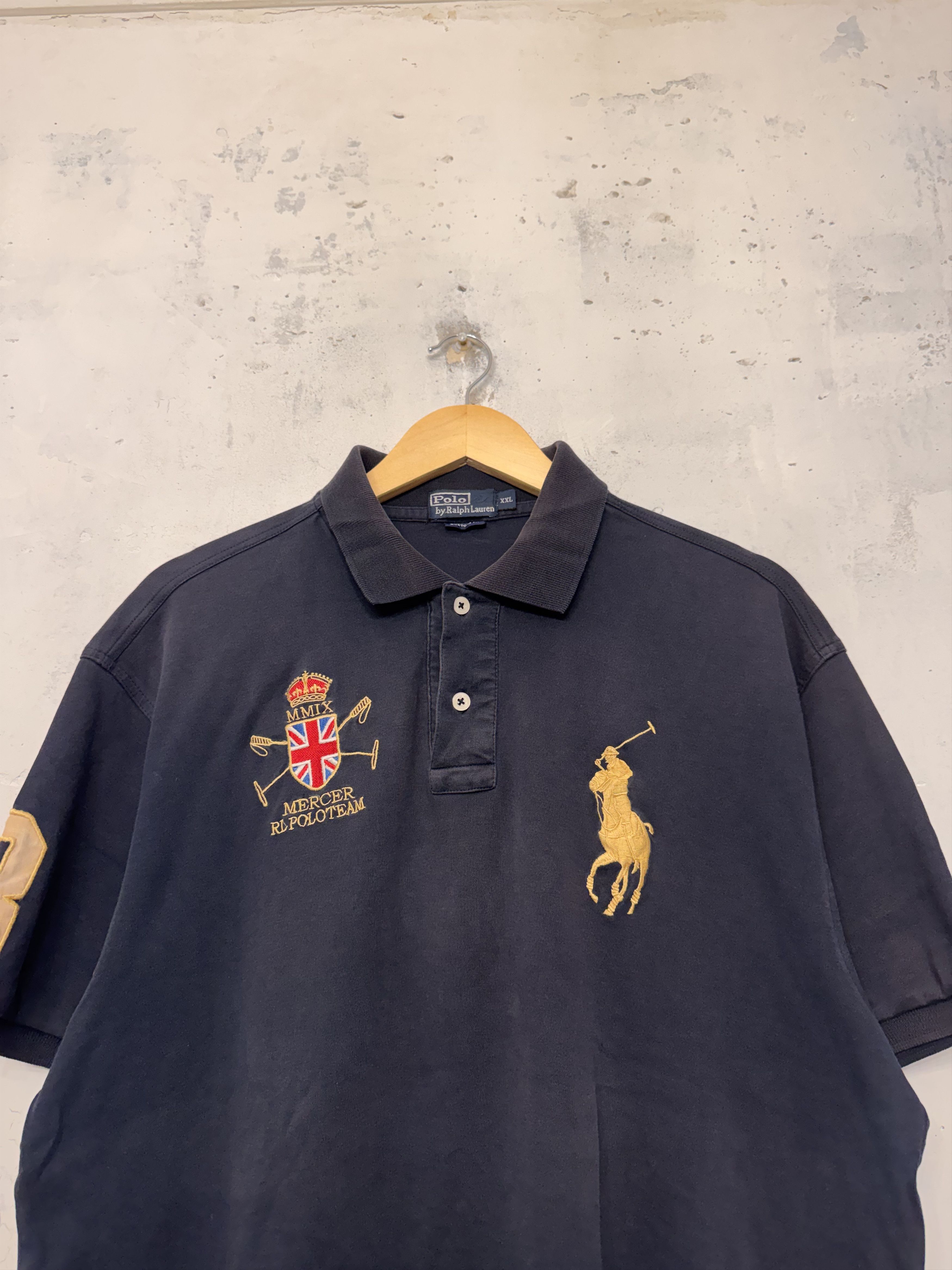 Polo Ralph Lauren Polo Ralph Lauren Vintage 2000s Great Britain Polo Shirt Size US XXL / EU 58 / 5 - 3 Thumbnail