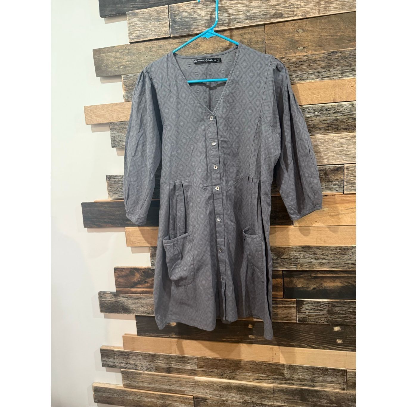 Guru Gudrun Sjoden grey boho lagenlook tunic blouse size XS Size XS / US 0-2 / IT 36-38 - 1 Thumbnail