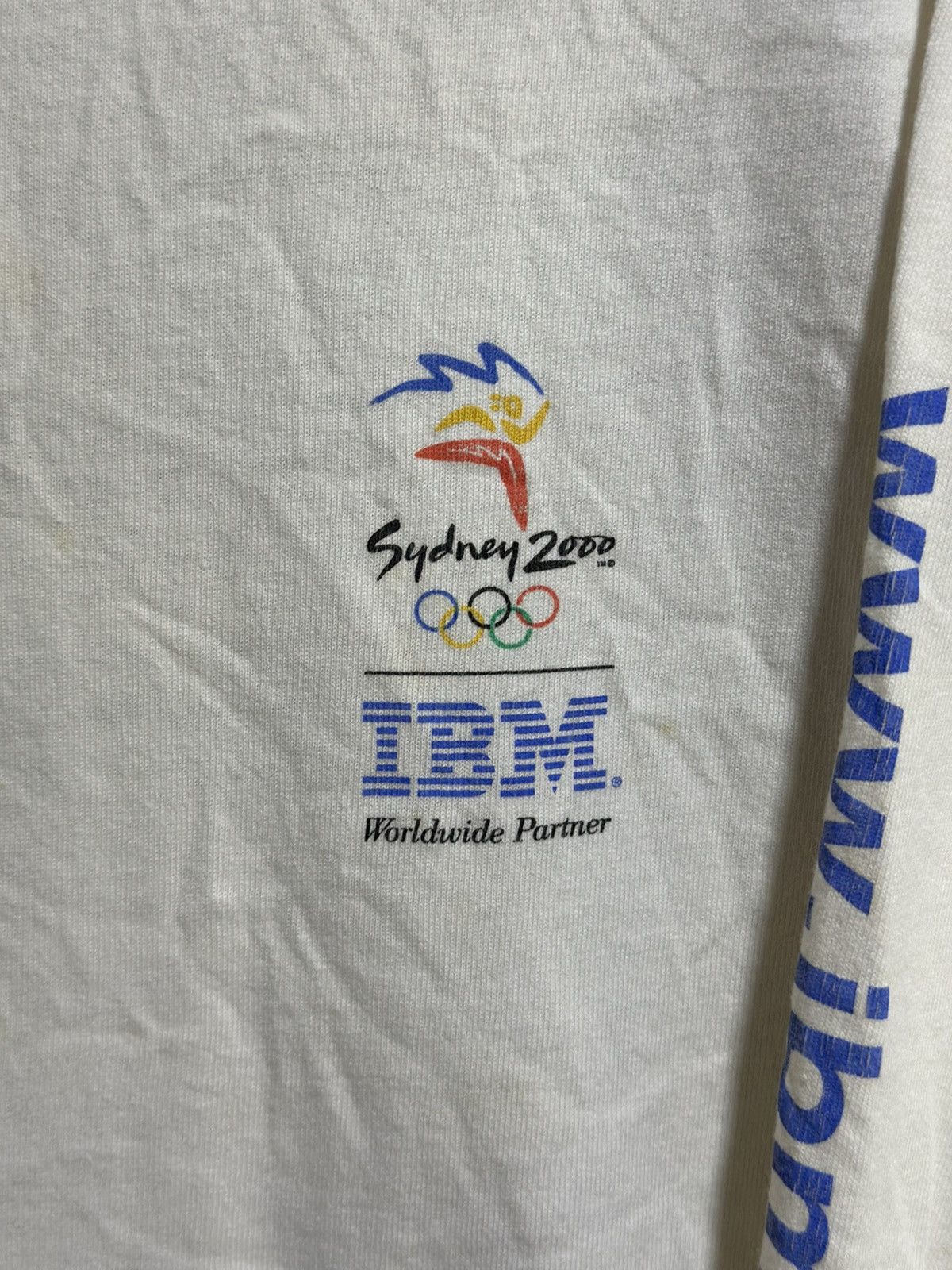 Apple Vintage Sydney 2000 Ibm Worldwide Partner Long Sleeve Tee Size US L / EU 52-54 / 3 - 3 Thumbnail