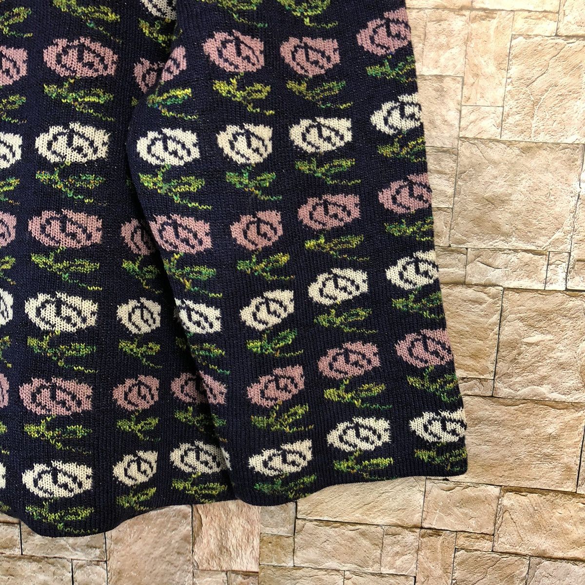 Homespun Knitwear × Japanese Brand Loyoko Saito Purple art cardigan Knitwear #A851 Size S / US 4 / IT 40 - 8 Thumbnail