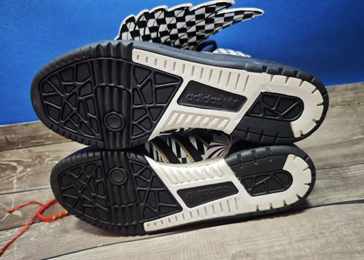 Adidas × Jeremy Scott jeremy scott x adidas wings black white op art sneakers Size US 8.5 / EU 41-42 - 6 Thumbnail