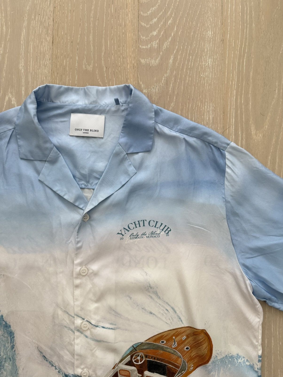 Only The Blind Only the Blind Sea Wave Silk Shirt Size US M / EU 48-50 / 2 - 2 Thumbnail