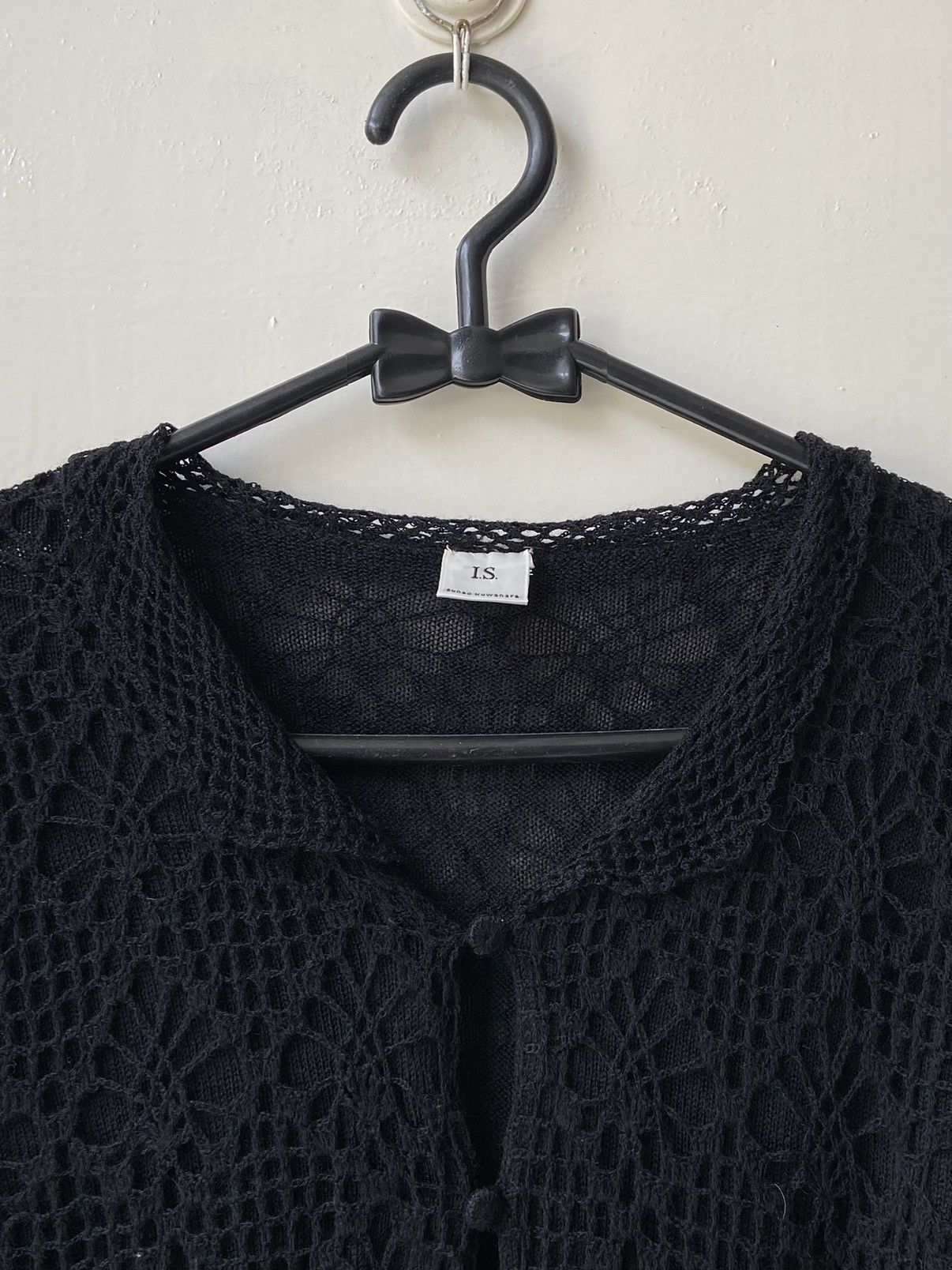 Issey Miyake IS SUNAO KUWAHARA Iseey Miyake Black Cardigan Size US XS / EU 42 / 0 - 11 Thumbnail