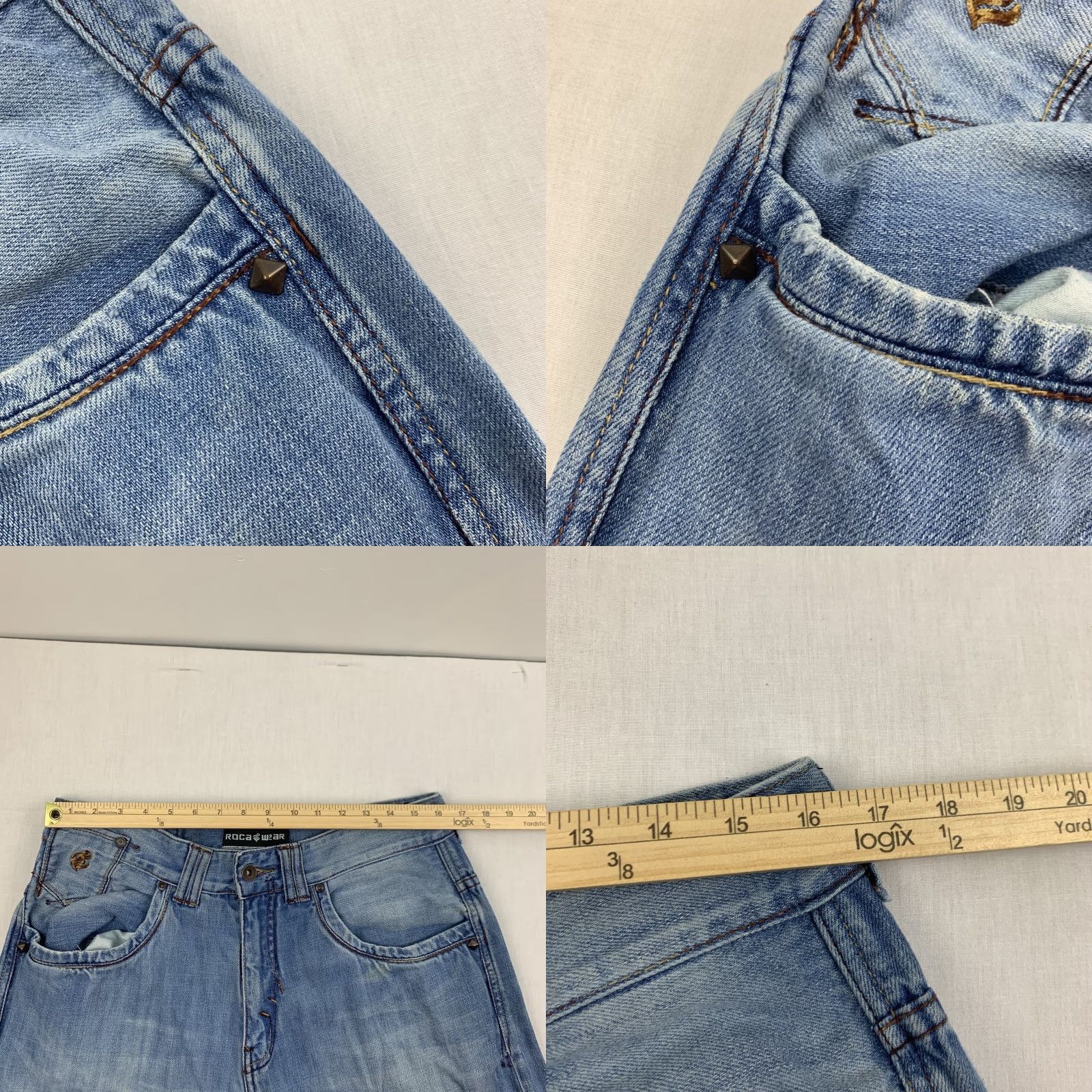 Rocawear VINTAGE Rocawear Jeans Men 32x31 Blue Grunge Y2K Skater Urban Baggy Relaxed Straight Size US 32 / EU 48 - 8 Thumbnail