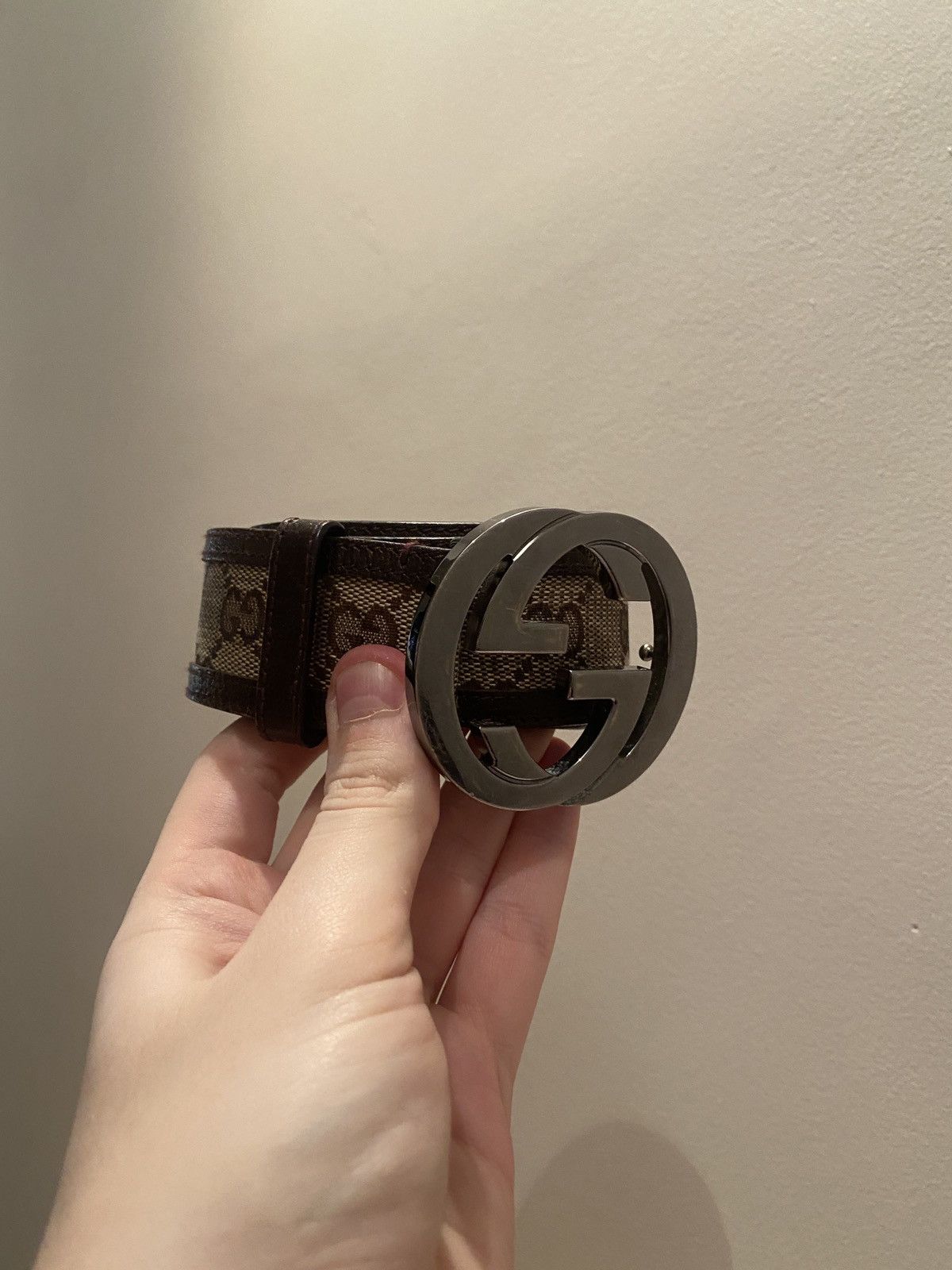 Gucci Gucci monogram belt size 80 Size ONE SIZE - 1 Thumbnail