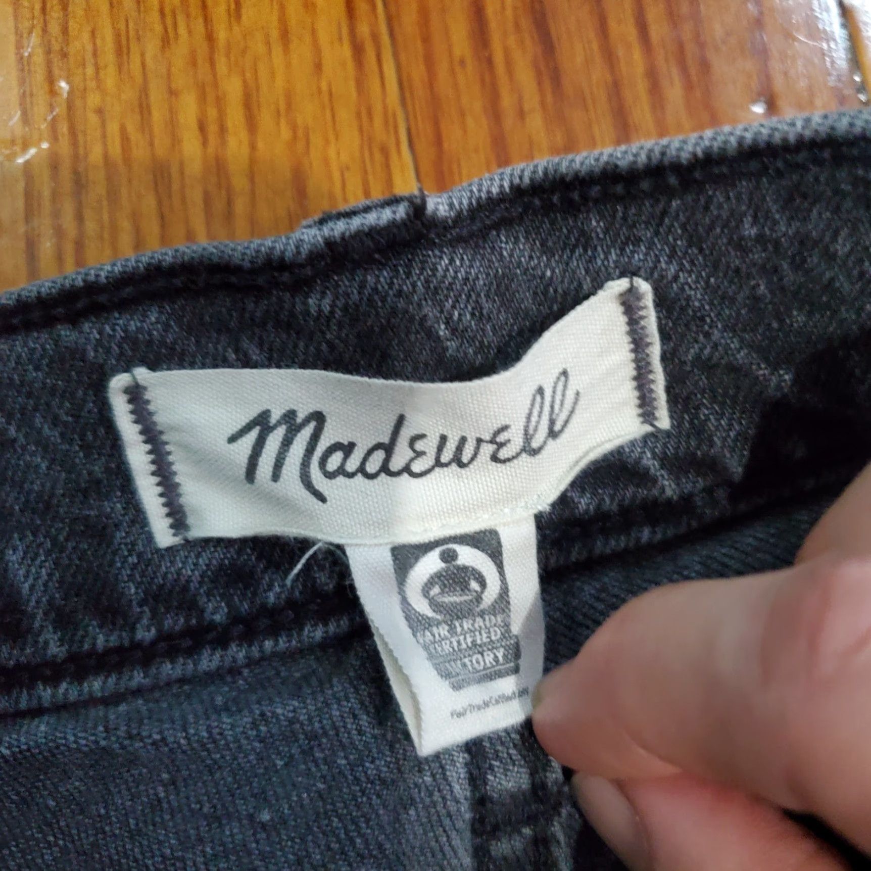 Madewell Madewell Jeans The Perfect Vintage Black Wash 26 Women's Regular 5-Pocket Denim Stretch Distressed Size 26" / US 2 / IT 38 - 7 Thumbnail