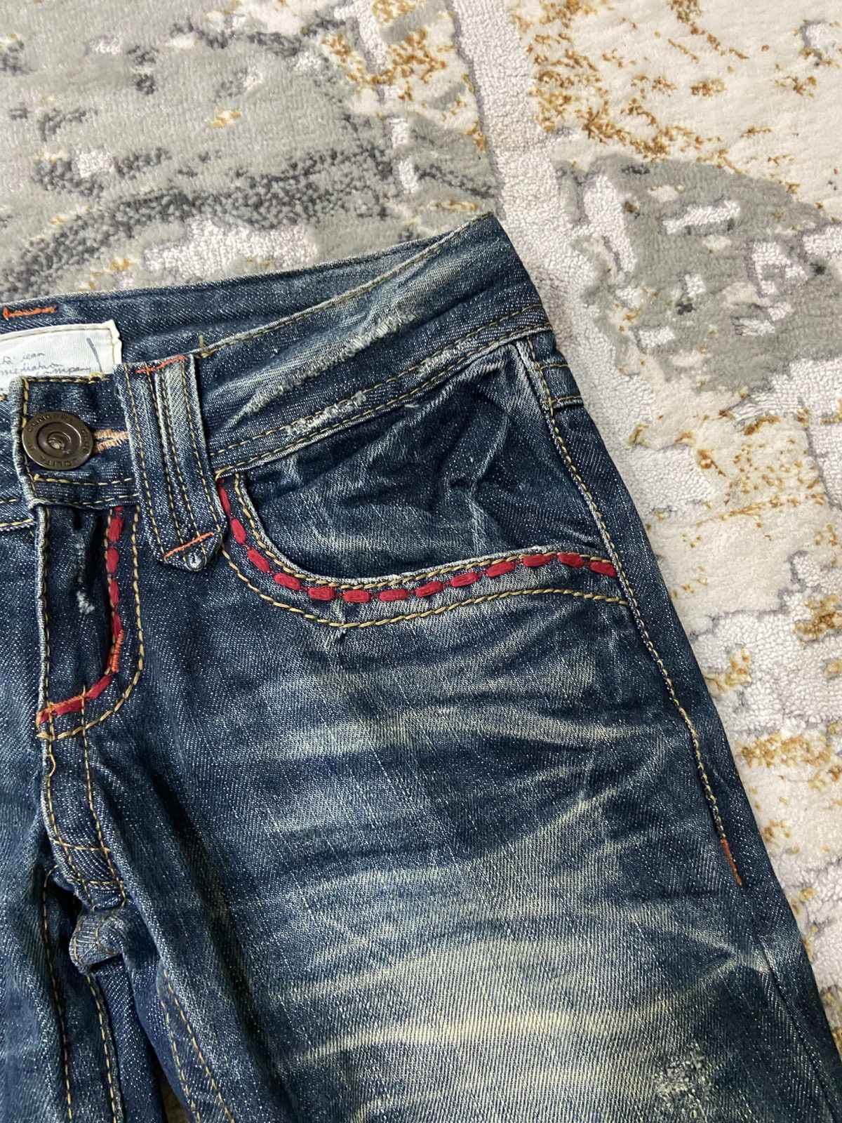 Japanese Brand Lolita Flare Jeans Size 24" / US 00 / IT 34 - 4 Thumbnail
