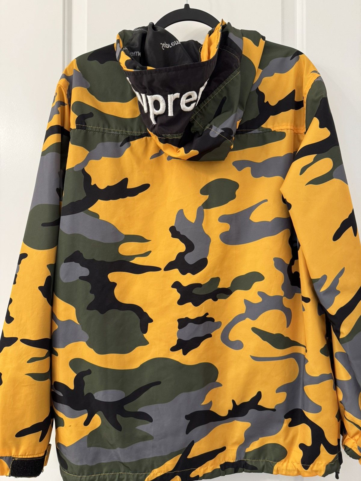 Supreme Fw17 supreme hooded logo half zip jacket Size US M / EU 48-50 / 2 - 2 Thumbnail