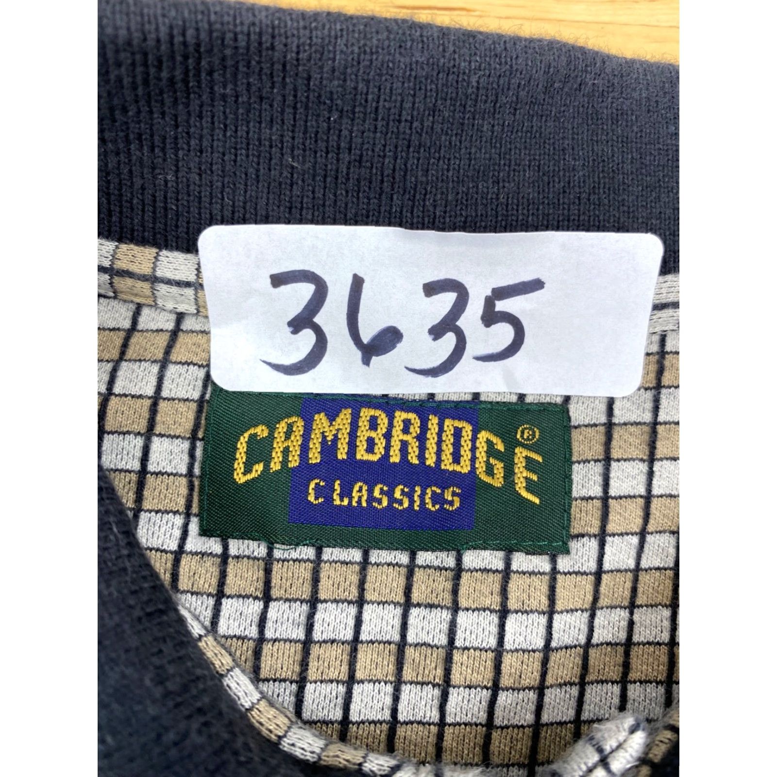 Vintage VINTAGE Cambridge Classics Polo White Beige XL Mens Short Sleeve Collared Golf Polo Size US XL / EU 56 / 4 - 2 Thumbnail