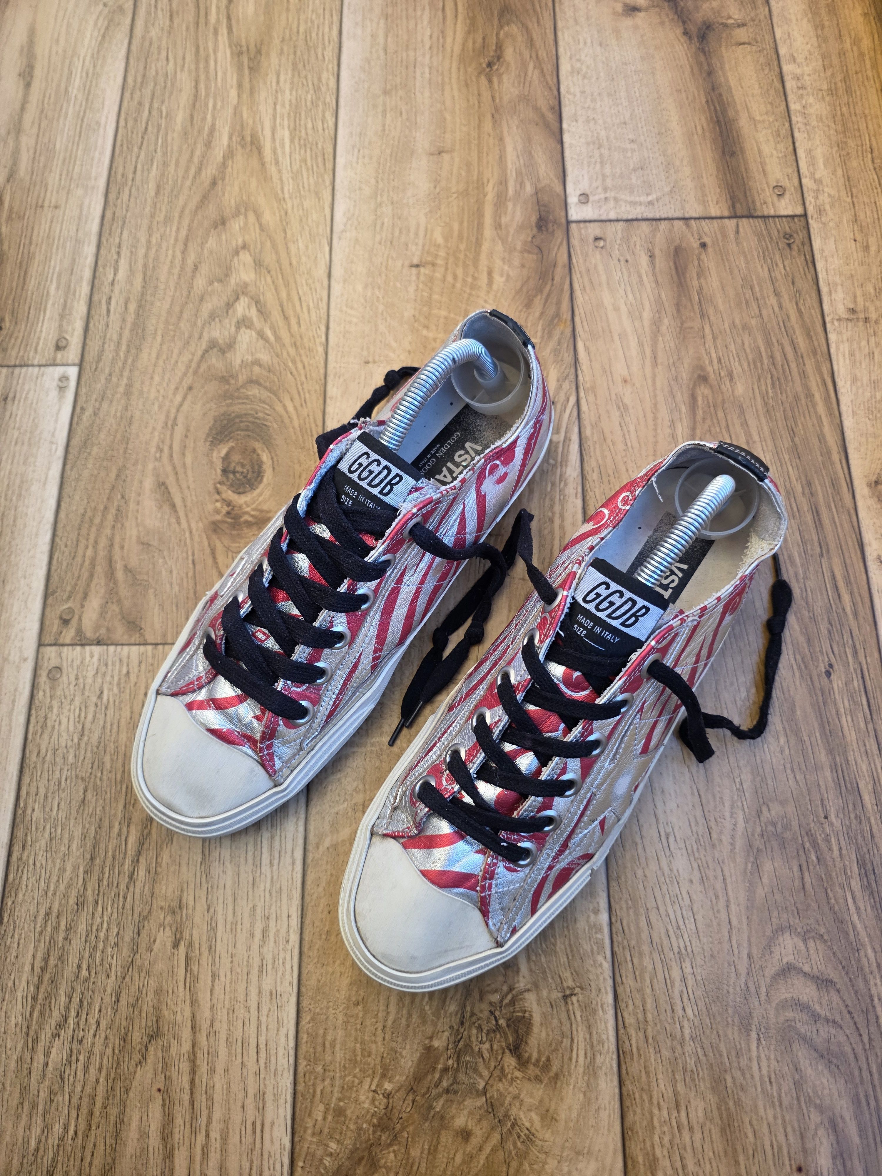 Golden Goose Golden Goose Vstar 2 Leather Sneakers Size US 7 / EU 40 - 3 Thumbnail