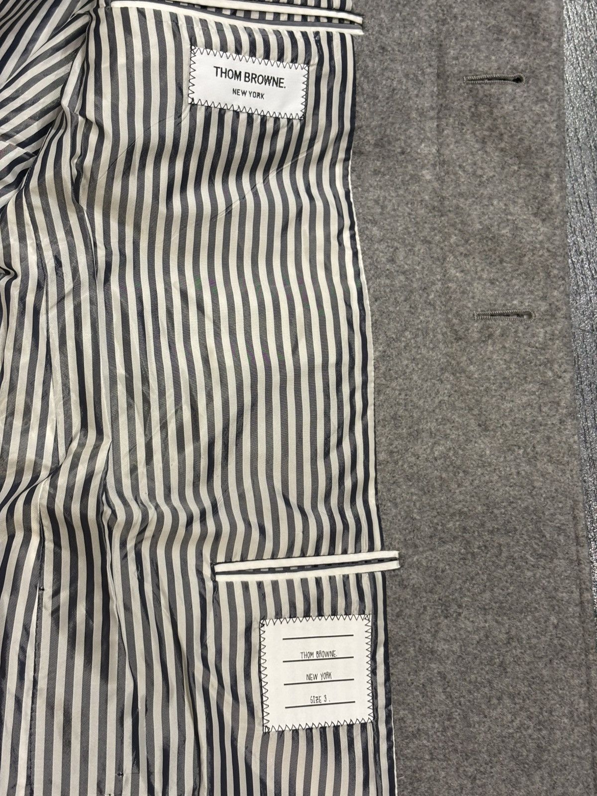 Thom Browne Thom Browne Wool Coat Size US L / EU 52-54 / 3 - 4 Thumbnail