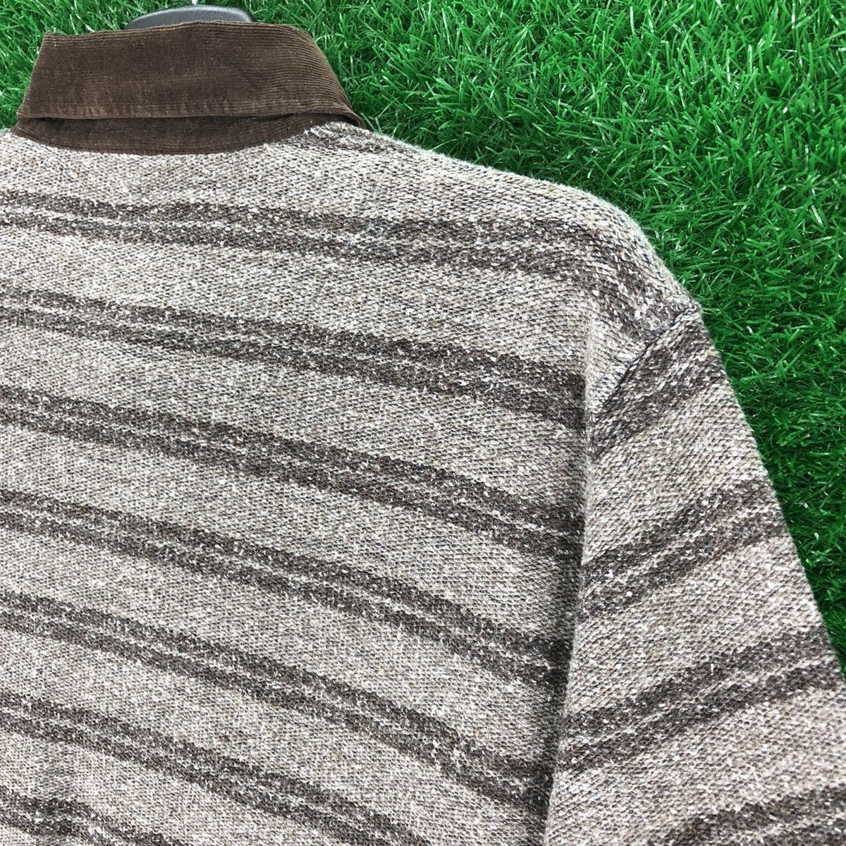 Japanese Brand Vintage 90's Knit Polo Shirt by Simple Life Japan Size US L / EU 52-54 / 3 - 5 Thumbnail