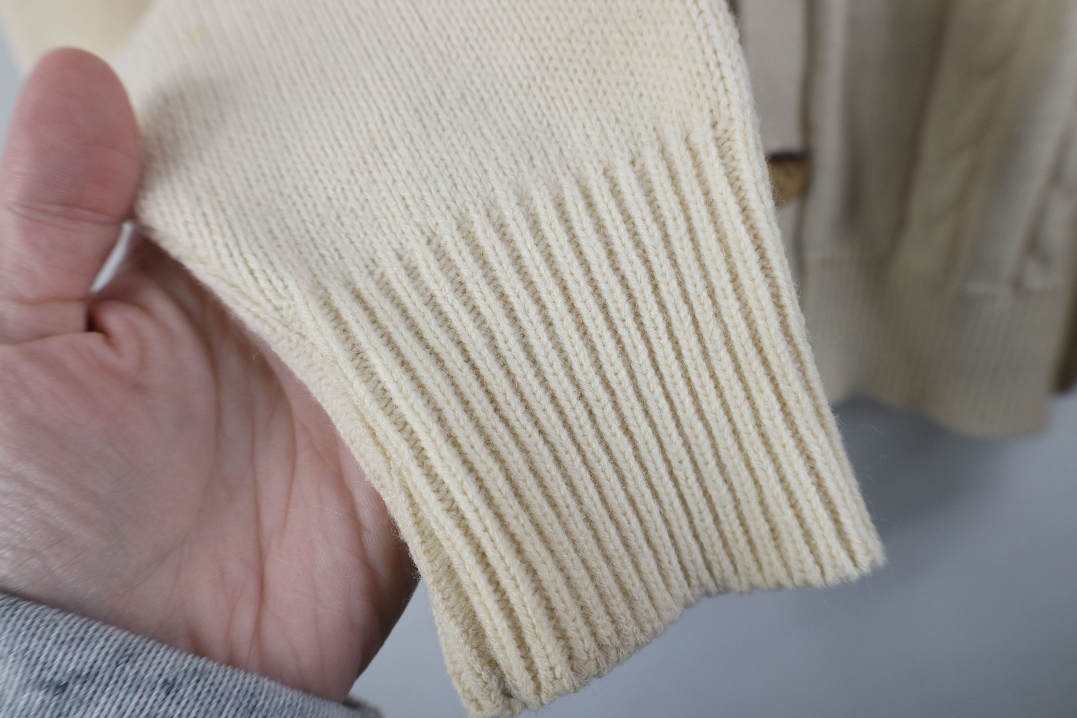 Vintage Vintage 90s Streetwear Cable Knit Cardigan Sweater USA Size US M / EU 48-50 / 2 - 6 Thumbnail