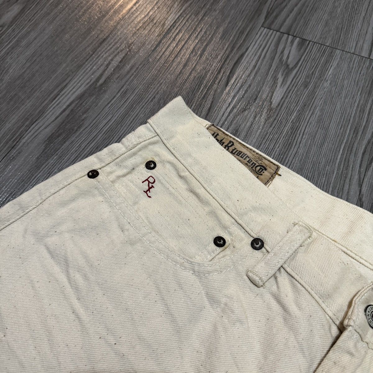 Polo Ralph Lauren Polo Ralph Lauren White Denim Long Pants Size US 36 / EU 52 - 2 Thumbnail