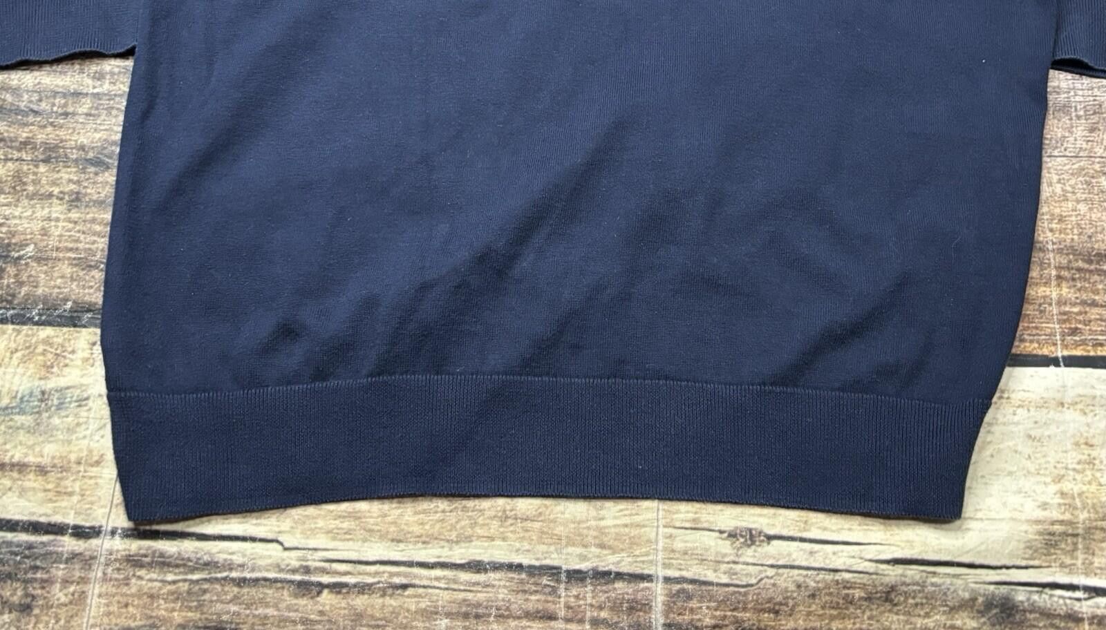 Brooks Brothers Brooks Brothers Sweater Womens XL Supima Cotton V-Neck Navy Size XL / US 12-14 / IT 48-50 - 8 Thumbnail