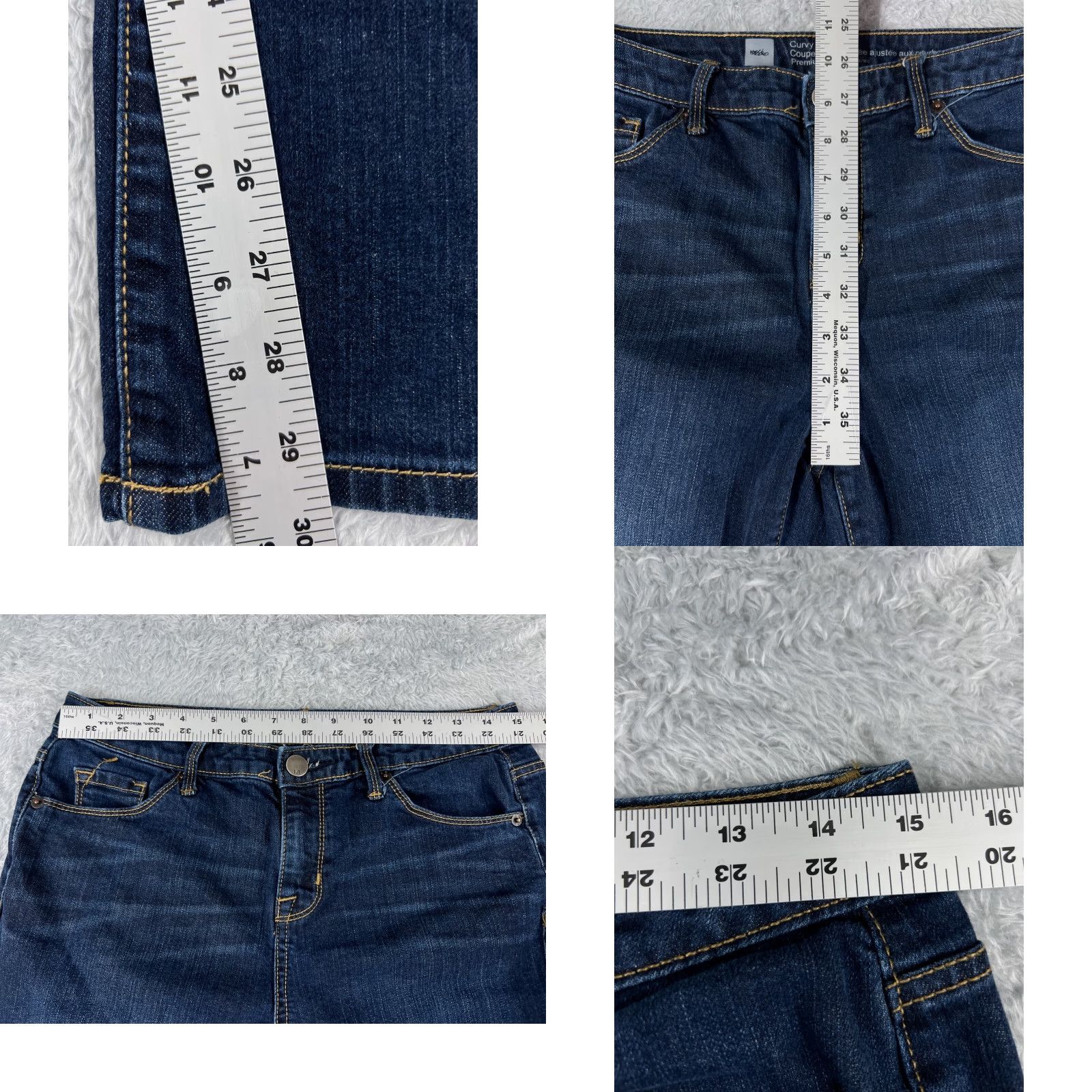 Mossimo Mossimo Jeans Women 6 Blue Denim Bootcut 29x30 Mid Rise 5-Pocket Cotton Blend Stretch Regular Color Blue Brand Mossimo Jeans Womens Jeans Bootcut 90s? Size 28" / US 6 / IT 42 - 8 Thumbnail