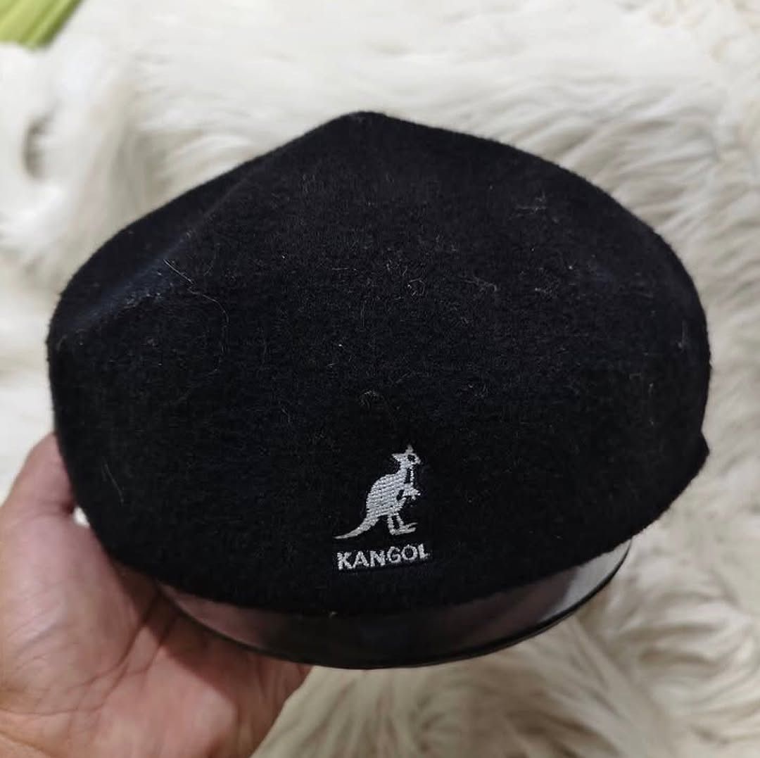 Kangol Vintage Kangol Wool Flatcap Black Flatcap newsboy cap Size L Size ONE SIZE - 7 Thumbnail