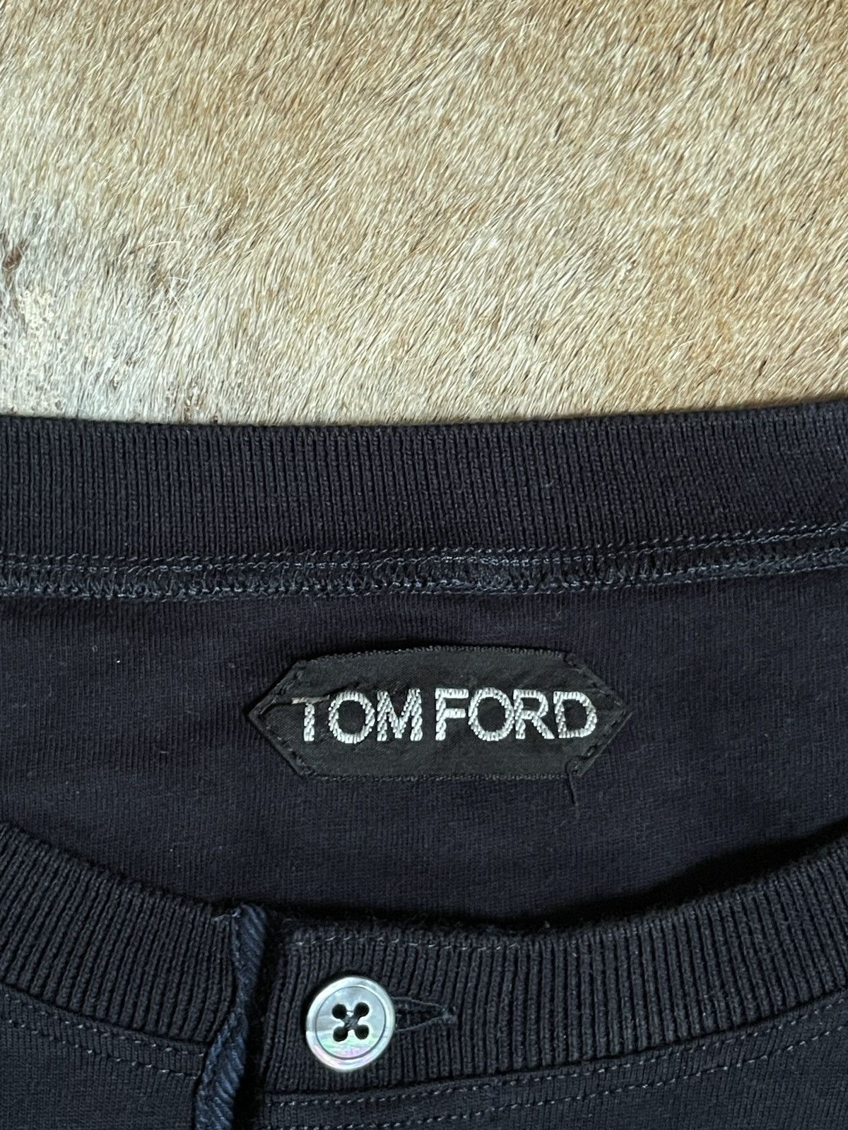 Tom Ford Tom ford Henley shirt Size US XXL / EU 58 / 5 - 3 Thumbnail