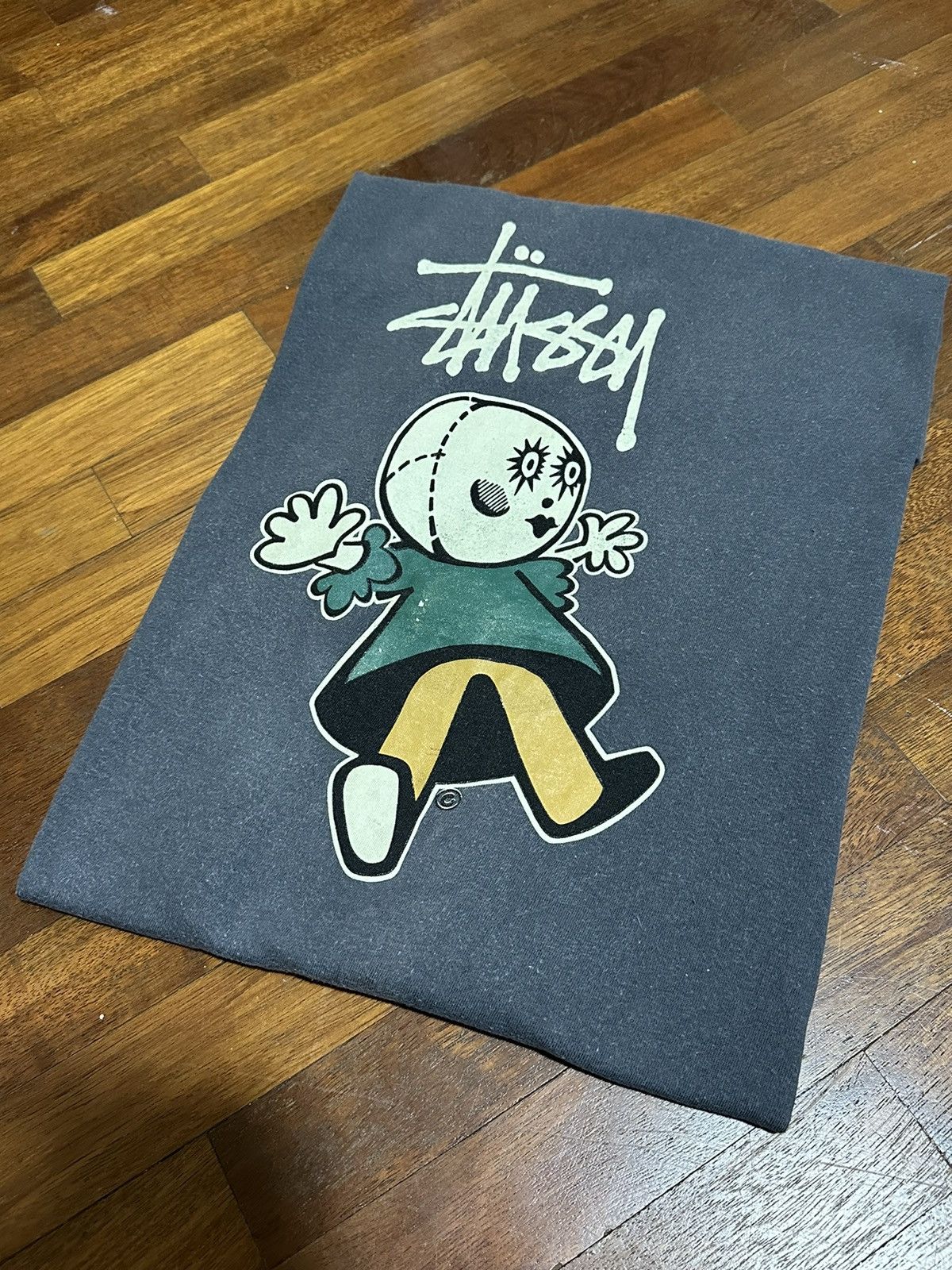 image of Very Rare 90's Stussy Dollie in Dark Blue, Men's (Size Large)