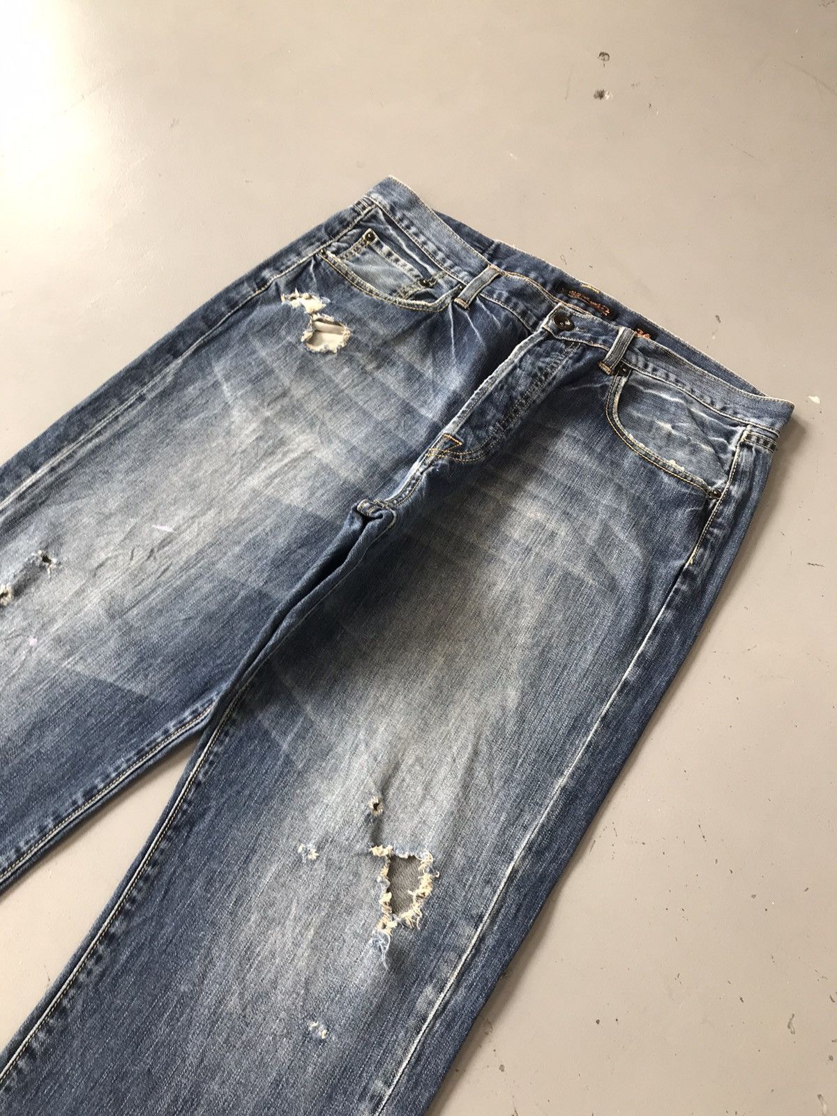 Ed Hardy × Vintage Ed Hardy Spell Out Denim Size US 36 / EU 52 - 6 Thumbnail
