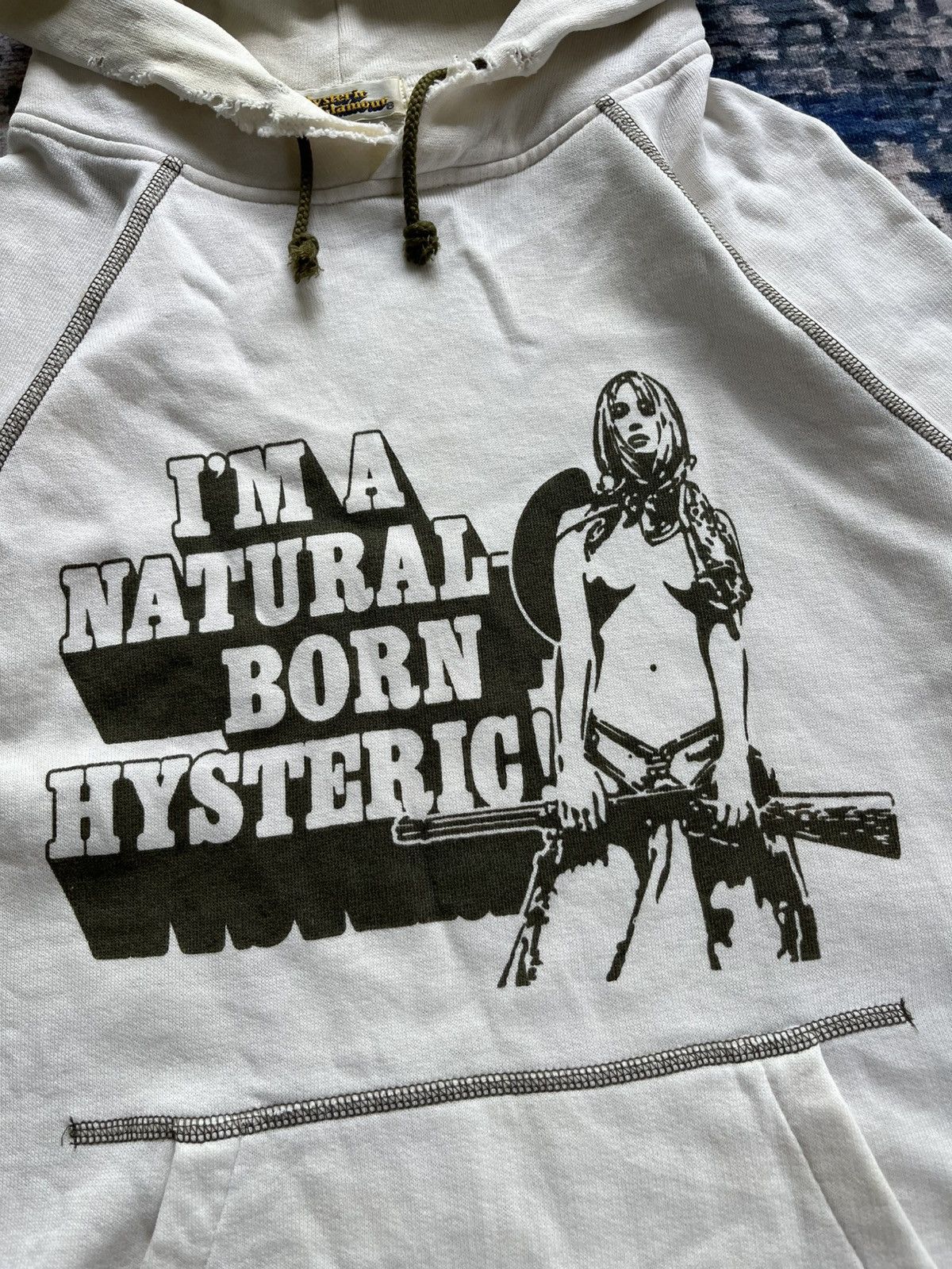 💥Vintage Hysteric Glamour Naked Gun Girl Hoodie Japan 🇯🇵