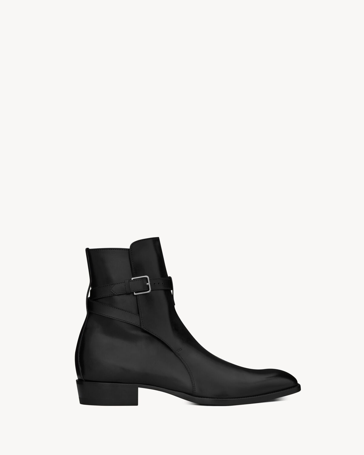 Saint Laurent Paris o1s1wg110126 630482 Wyatt Jodhpur Boots in Smooth Leather Size US 6.5 / EU 39-40 - 1 Thumbnail