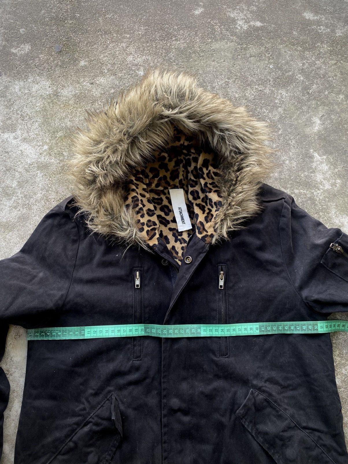 If Six Was Nine × Japanese Brand × Le Grande Bleu (L.G.B.) ATTACHMENT LEOPARD BLACK PUNK GOTHIC FUR JACKET Size US L / EU 52-54 / 3 - 9 Thumbnail