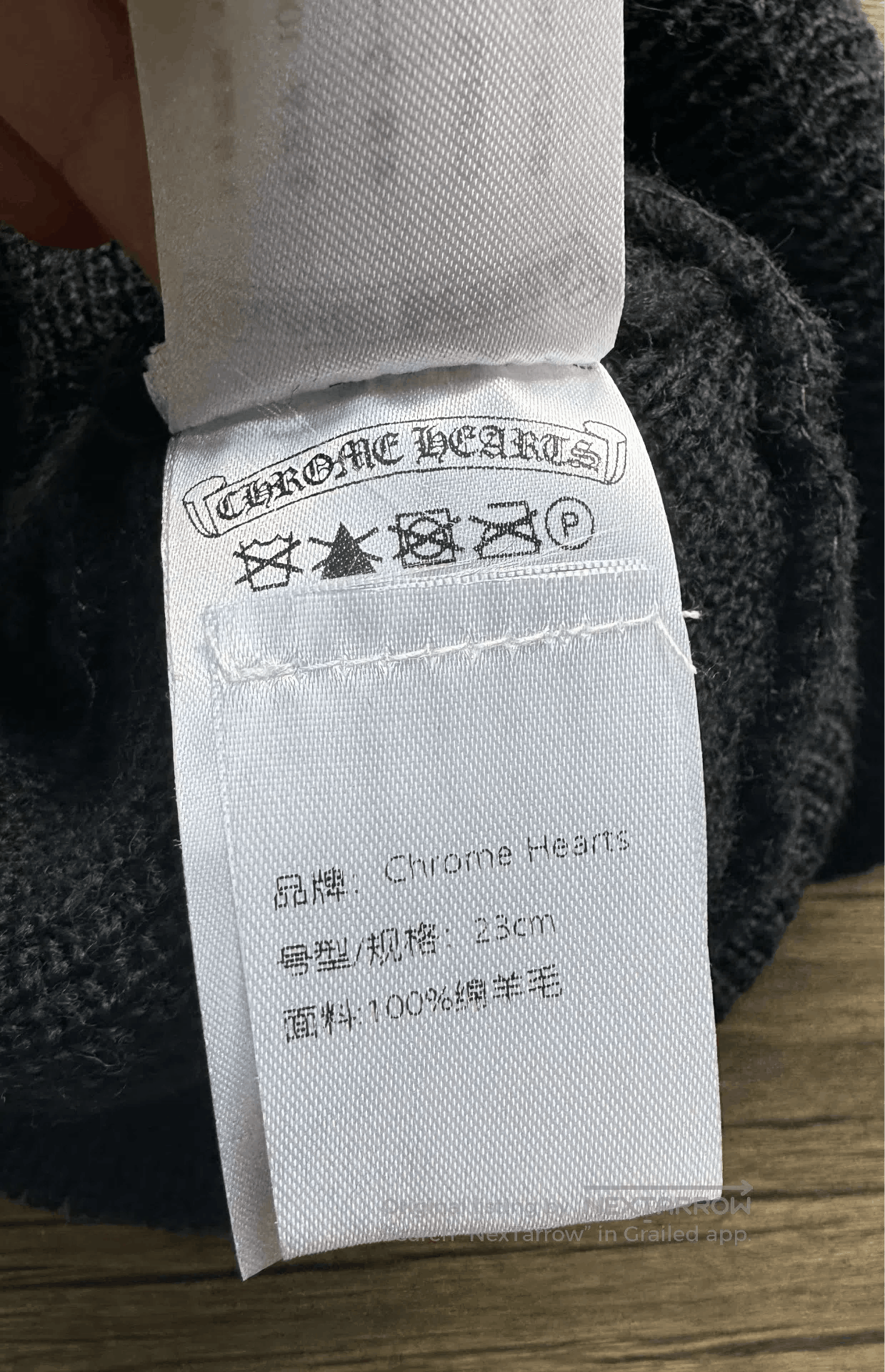 Chrome Hearts chrome hearts black embroidered knit beanie. Size ONE SIZE - 4 Thumbnail