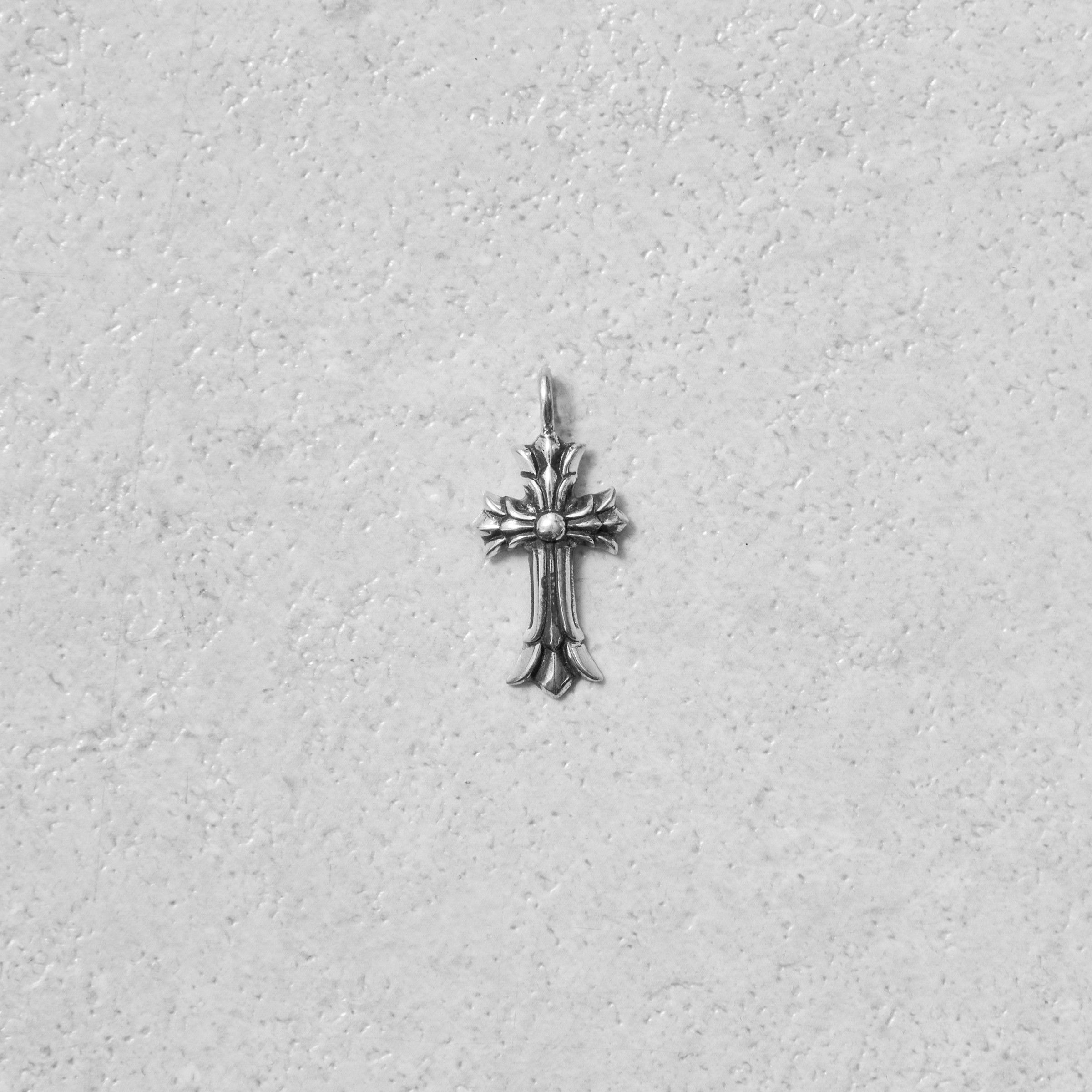 Chrome Hearts CHROME HEARTS DBL CH CROSS CHARM SILVER Size ONE SIZE - 1 Thumbnail