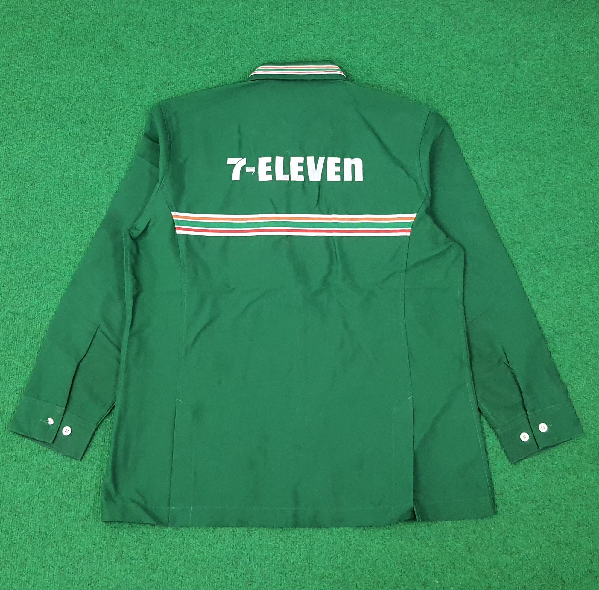Japanese Brand Vintage 7 Eleven Japan Staff Uniform Worker Jacket C239N33 Size US M / EU 48-50 / 2 - 1 Thumbnail