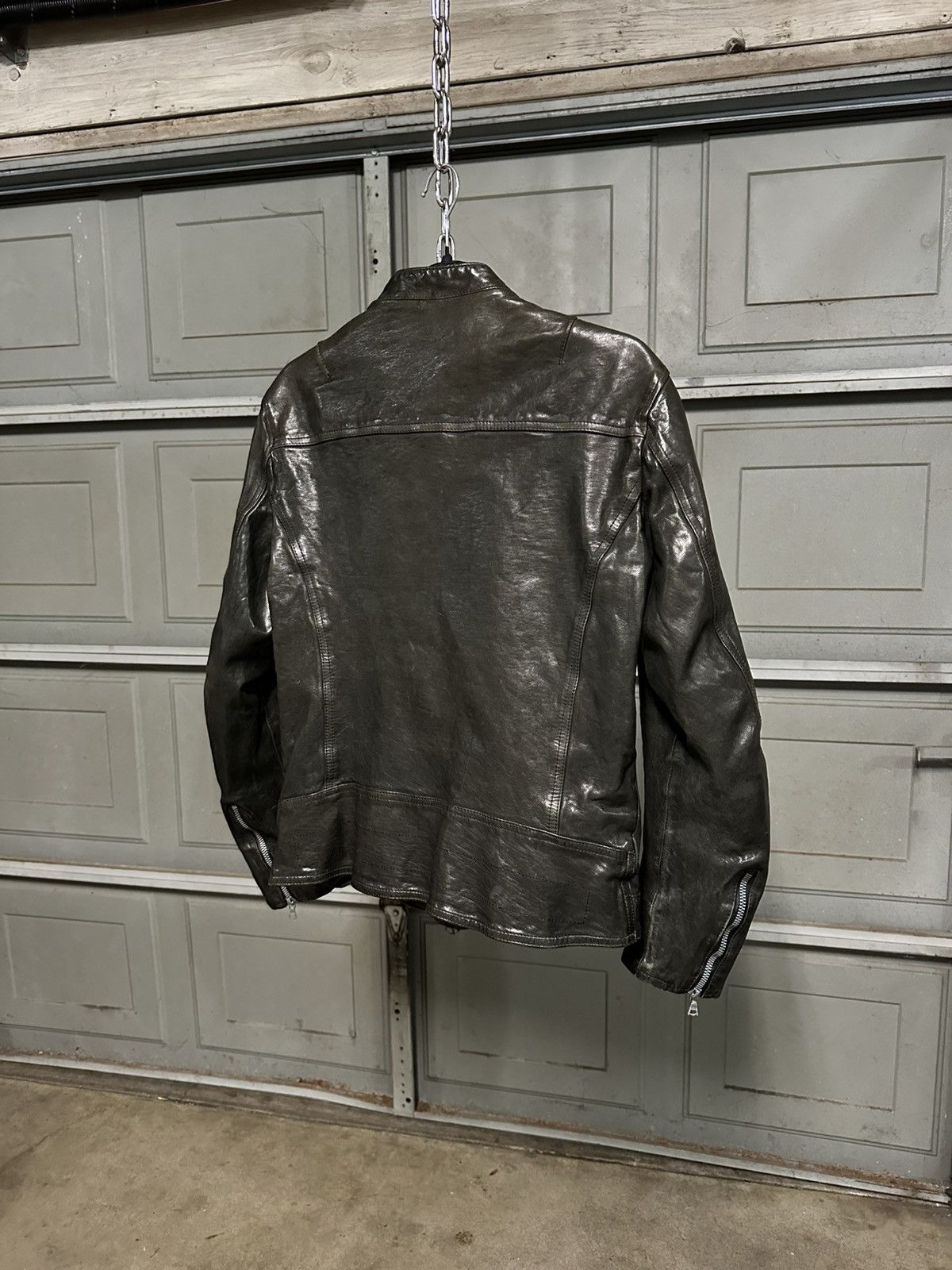 Isamu Katayama Backlash Isamu Katayama Backlash Brown Single Riders Jacket Size US M / EU 48-50 / 2 - 2 Thumbnail