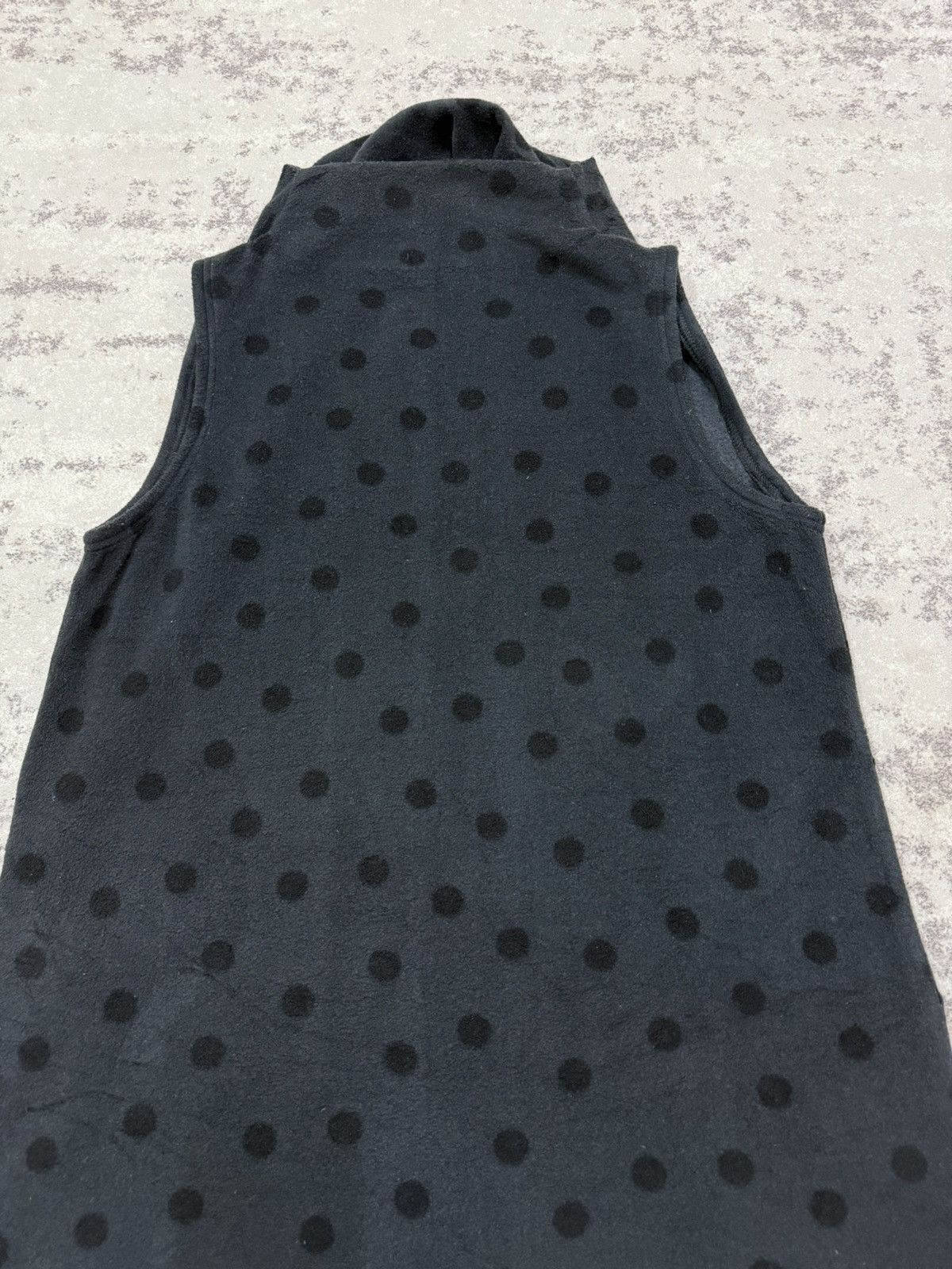 Yohji Yamamoto Y’s for living polkadot turtle neck fleece tunic dress Size M / US 6-8 / IT 42-44 - 13 Thumbnail