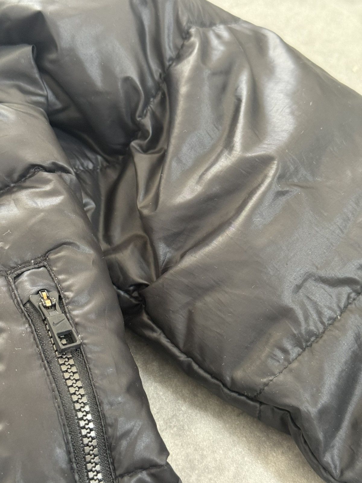 Nike Vintage puffer/bomber jacket nike with fur japan style y2k Size XS / US 0-2 / IT 36-38 - 5 Thumbnail