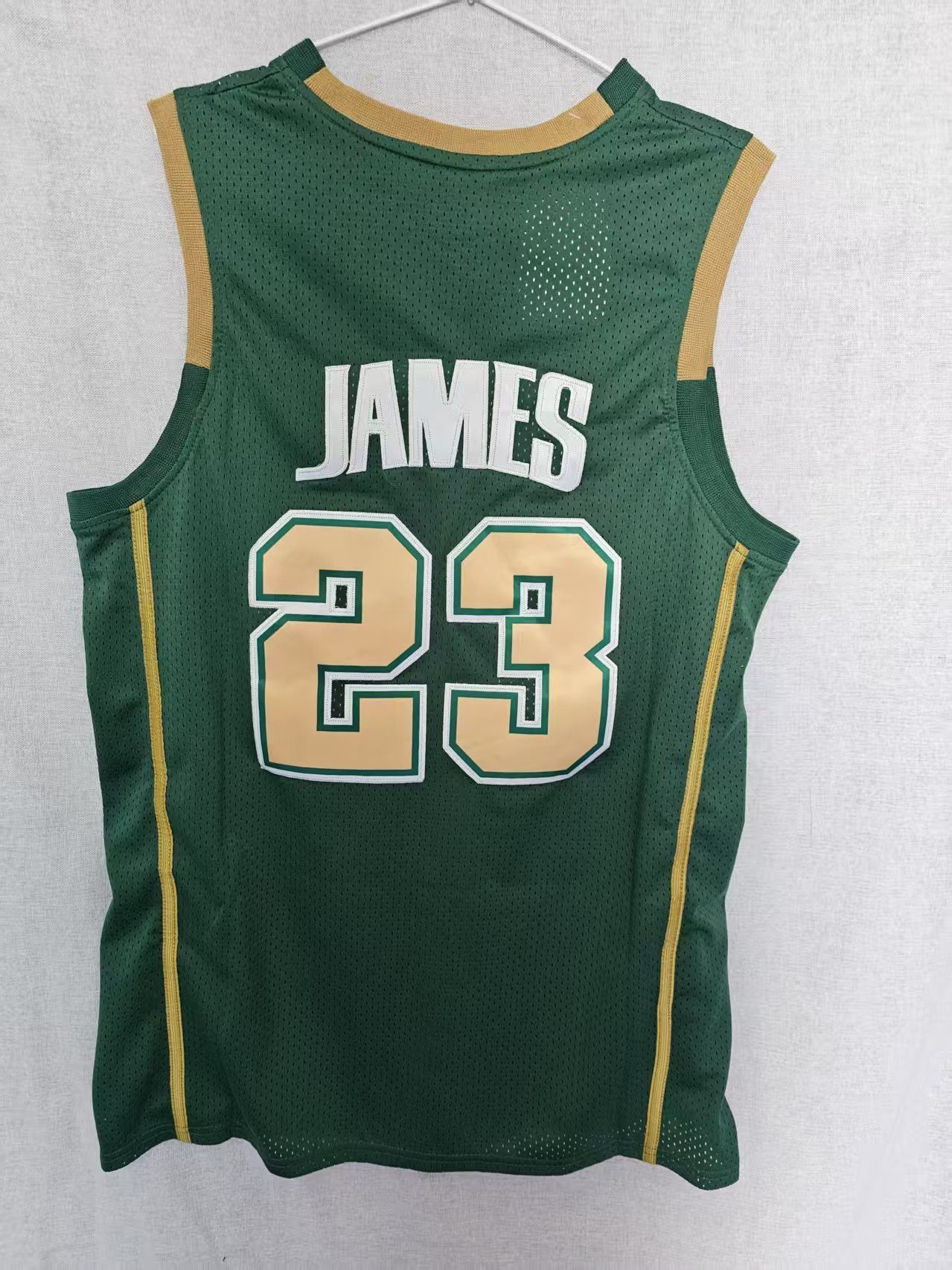 NBA Irish #23 LeBron James Jersey Green Size US M / EU 48-50 / 2 - 2 Thumbnail