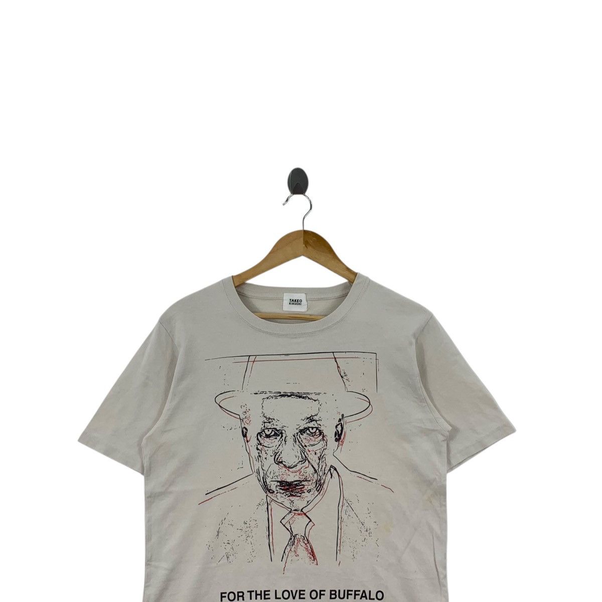 Takeo Kikuchi Vintage TAKEO KIKUCHI x RAY PETRI Buffalo Homage Tee Shirt Size US S / EU 44-46 / 1 - 2 Thumbnail