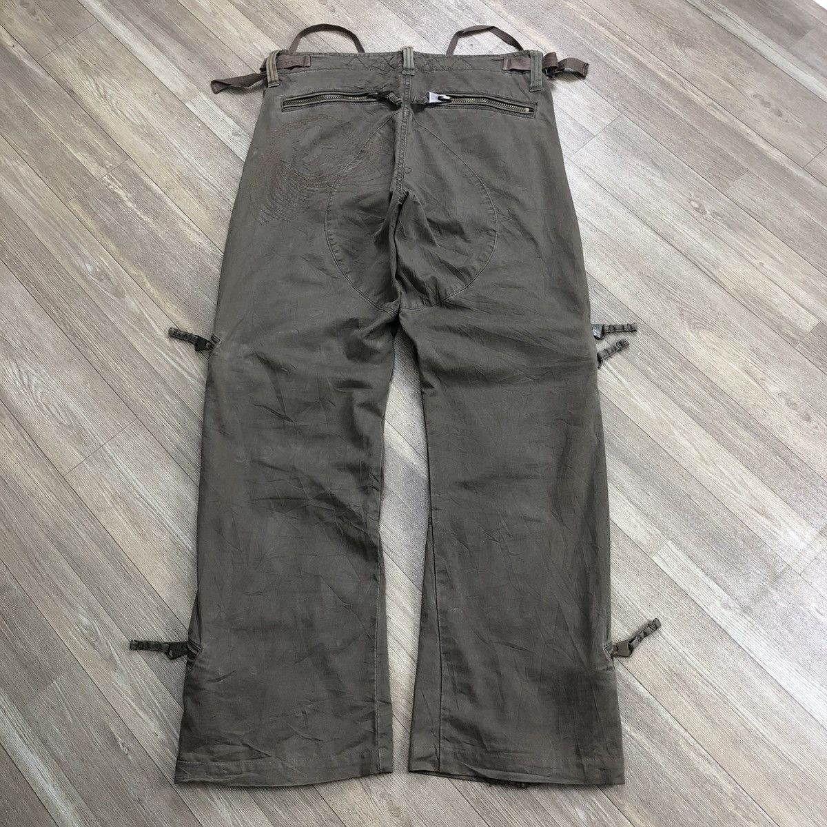 If Six Was Nine × Japanese Brand 2000s Alcott Bondage Cargo Multipocket Pants Y2K Lgb Goa Size US 32 / EU 48 - 21 Thumbnail
