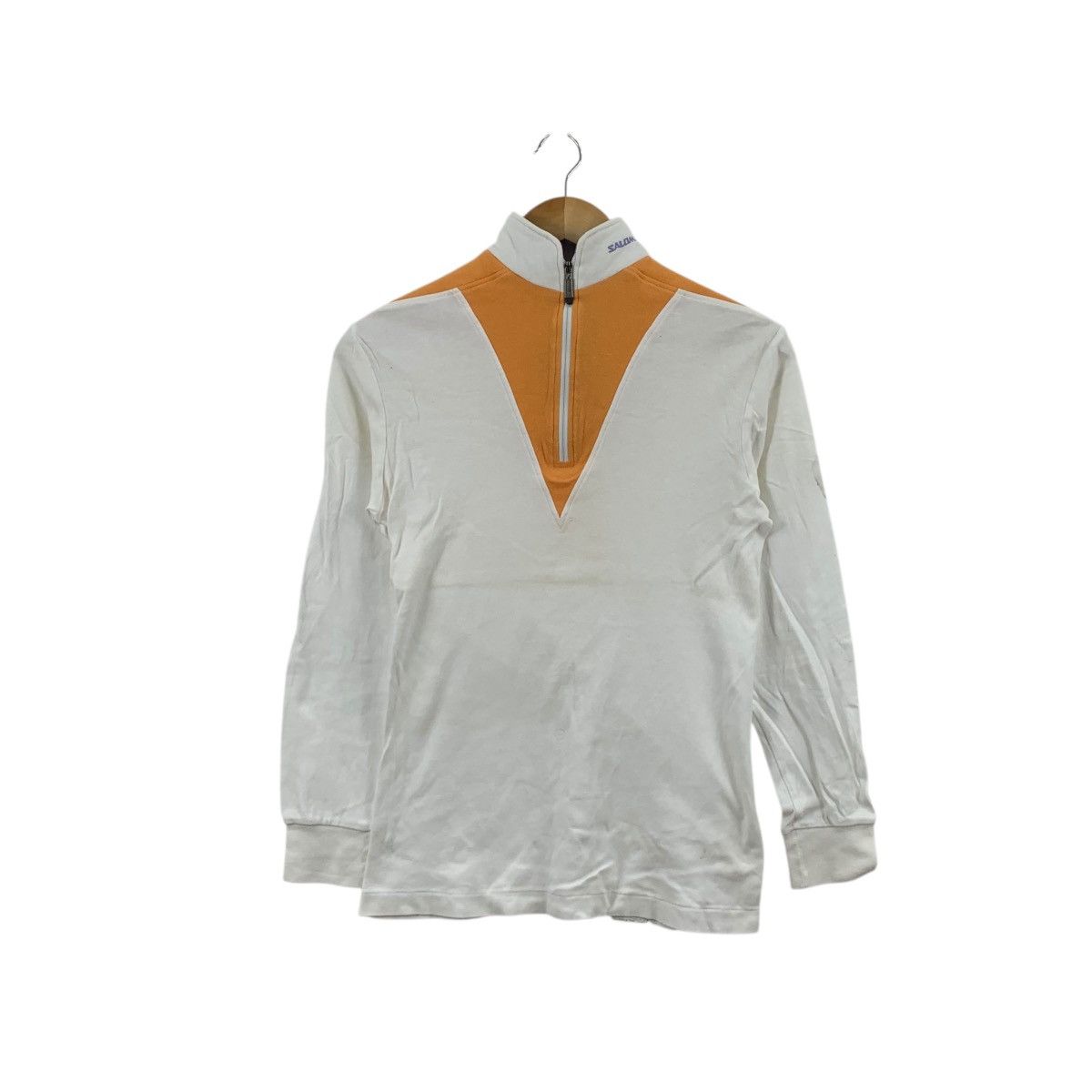Salomon Vintage SALOMON SKI GEAR Half Zipper Sweater Pullover Shirt Size M / US 6-8 / IT 42-44 - 1 Thumbnail