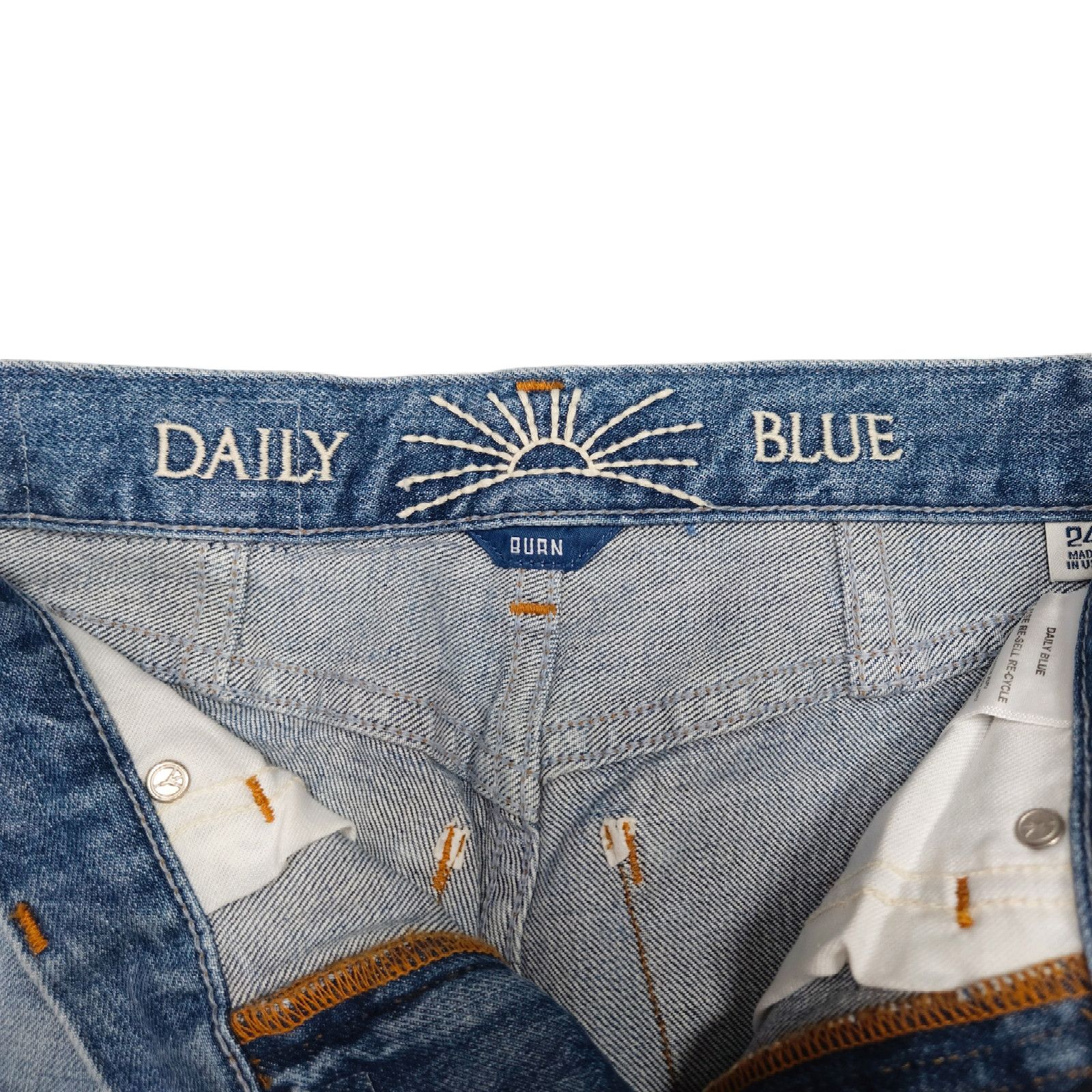 AG Adriano Goldschmied NWT Daily Blue Adriano Goldschmied Burn Straight Jean Sz. 24 Size 24" / US 00 / IT 34 - 8 Thumbnail