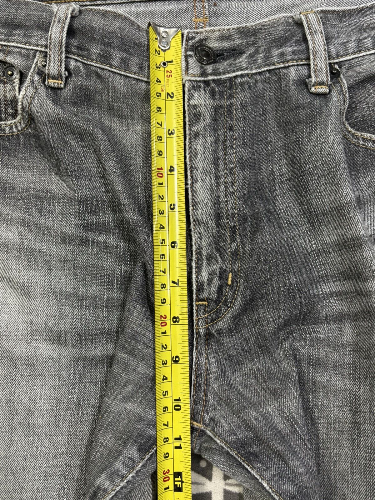 Undercover × Uniqlo Vintage Uniqlo S002 Faded Washed Whiskers Loose Fit Jeans Size US 35 - 17 Thumbnail