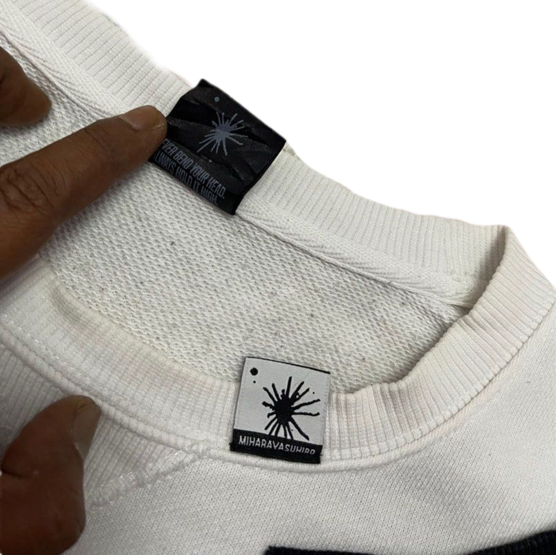 Maison MIHARA YASUHIRO Good Inspiration Black White Sweatshirt Size US S / EU 44-46 / 1 - 6 Thumbnail