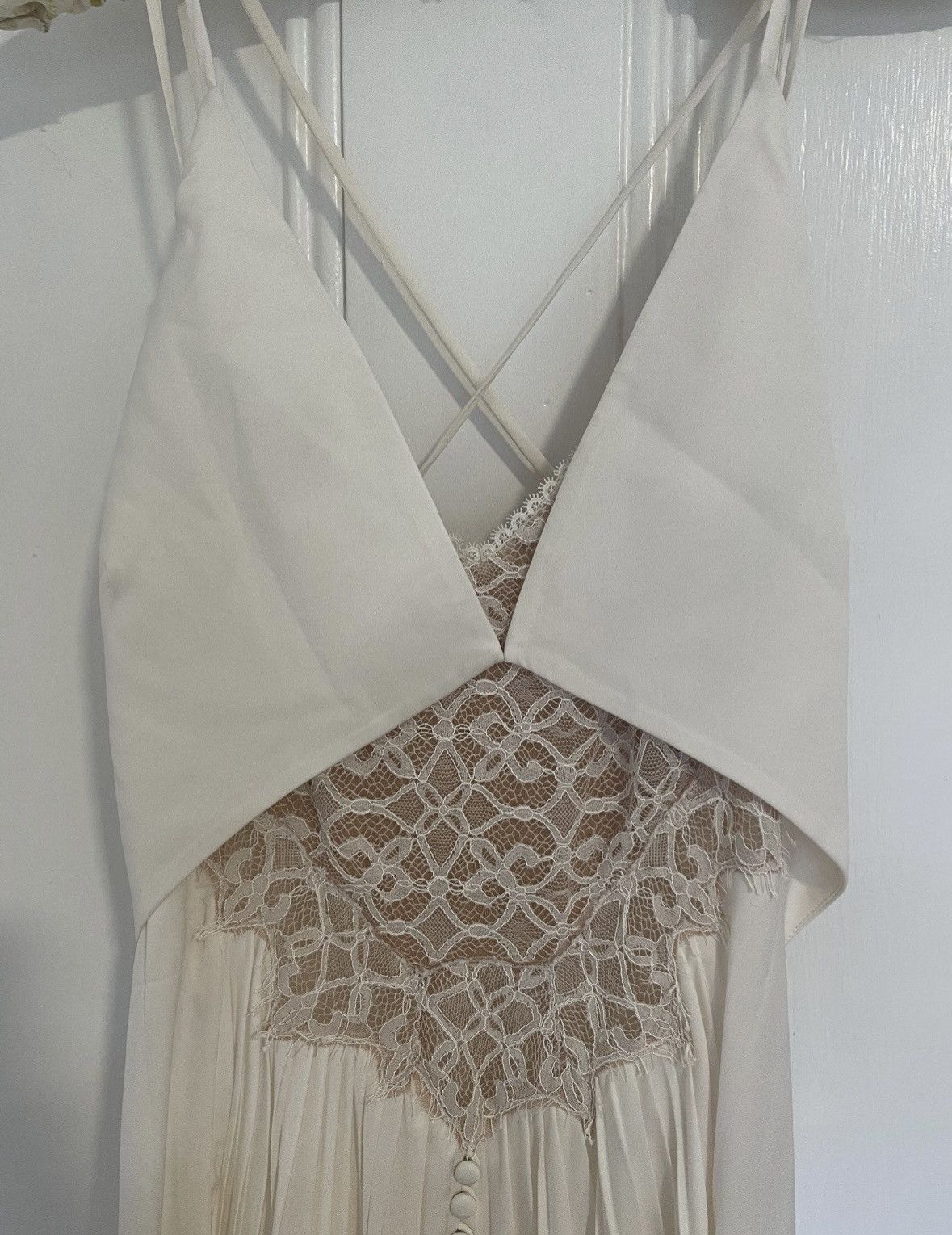 Jonathan Simkhai Jonathan Simkhai Kolbi Charmeuse Dress Wedding Size S / US 4 / IT 40 - 5 Thumbnail