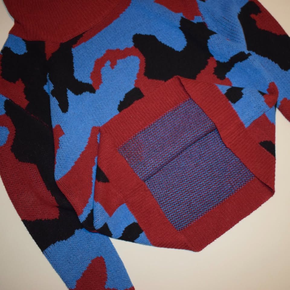 Vintage Vintage Knit Sweater (Rolled Neck) - Medium Size M / US 6-8 / IT 42-44 - 4 Thumbnail